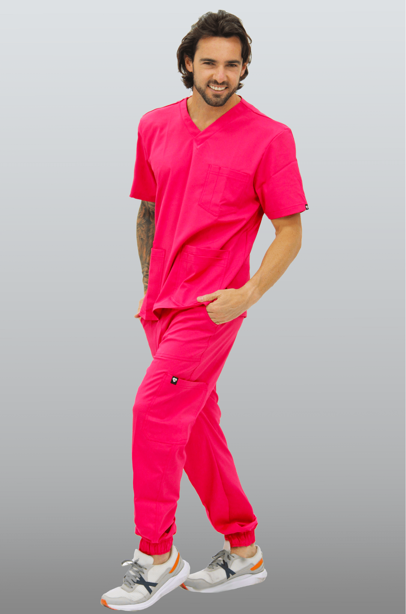 PANTALÓN MÉDICO JOGGER PARA SCRUB ARGOS HOMBRE #Color_Rosa