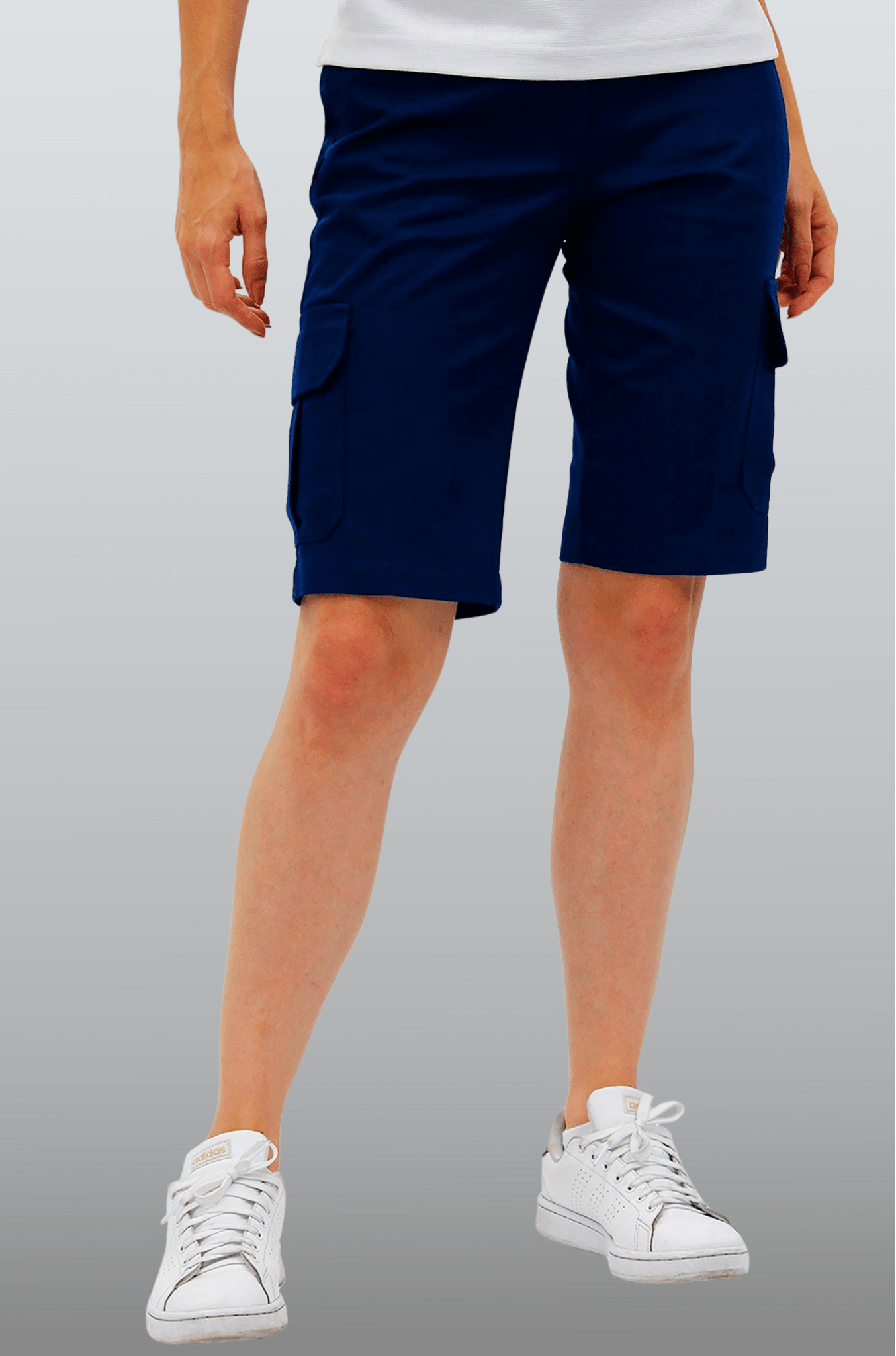 BERMUDAS TIPO CARGO HAWAI MUJER #Color_Azul Marino