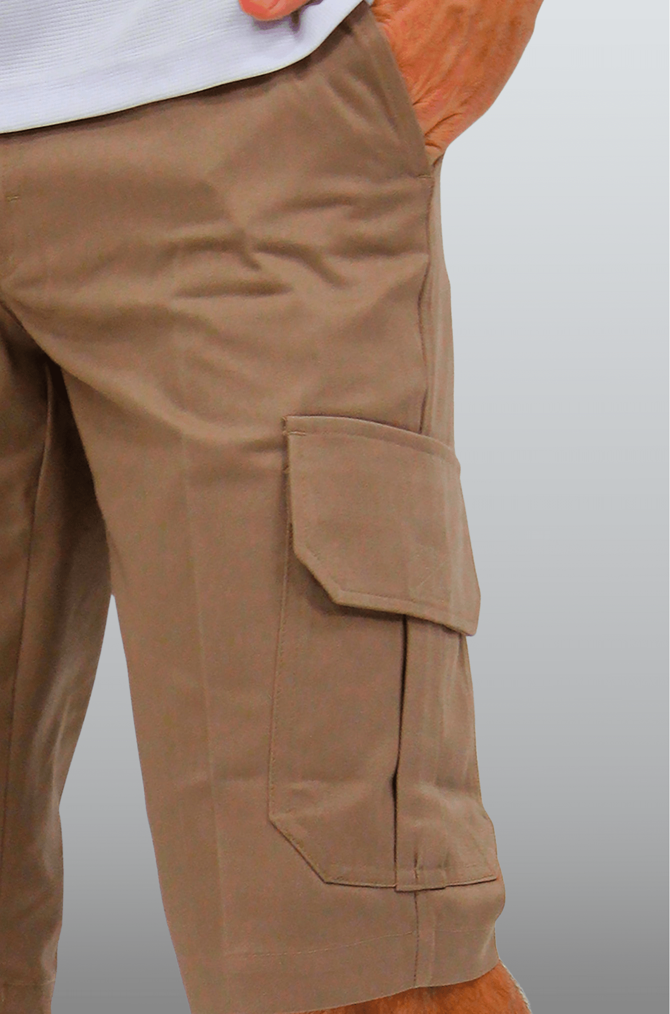 BERMUDAS TIPO CARGO HAWAI HOMBRE #Color_Cafe