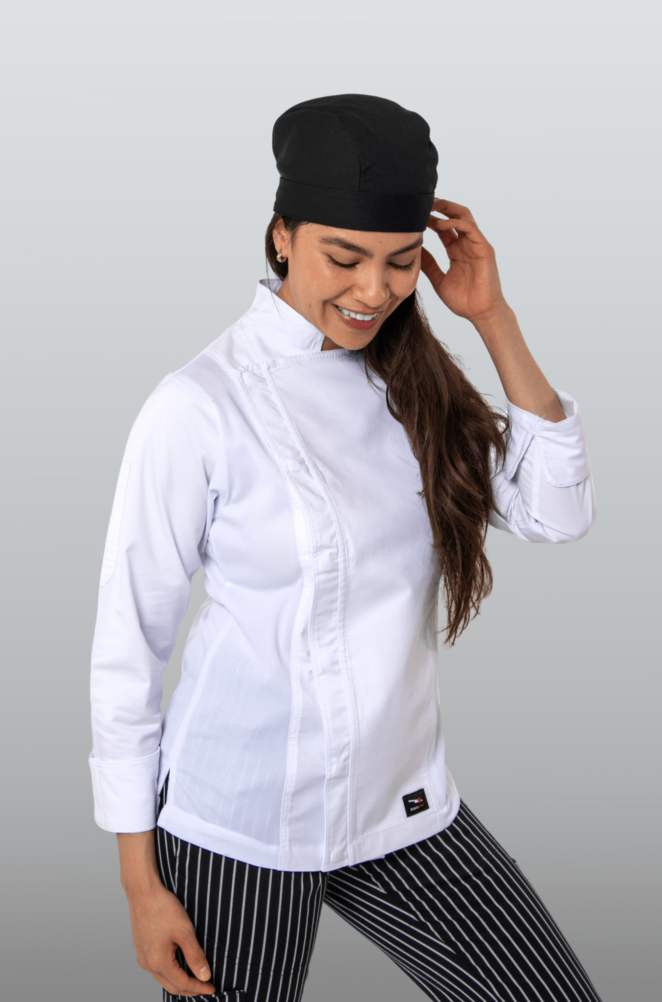 FILIPINA CHEF CON CIERRE FRONTAL VIENA MUJER #Color_Blanco