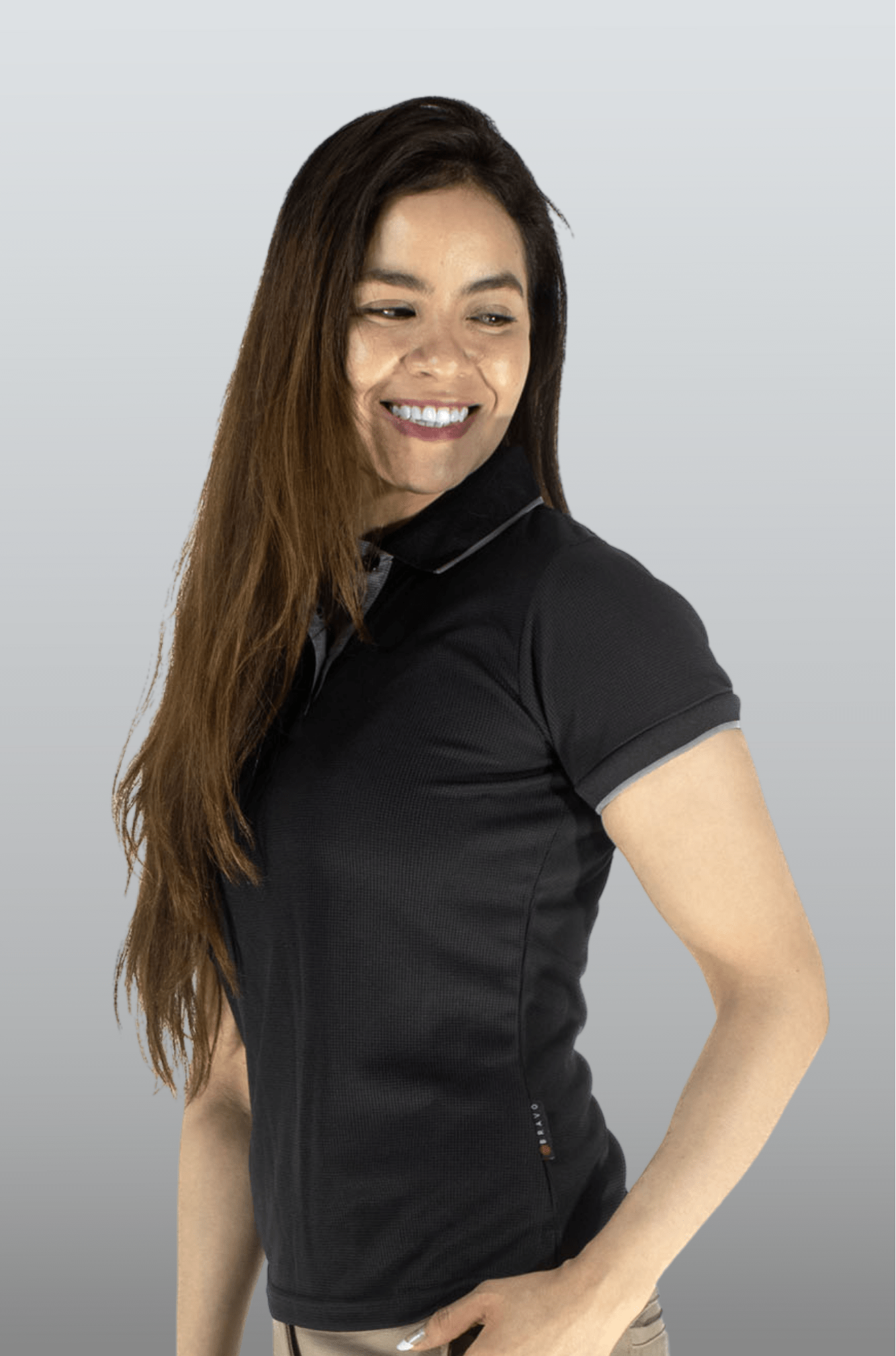 PLAYERA POLO BUENOS AIRES MUJER #Color_Negro