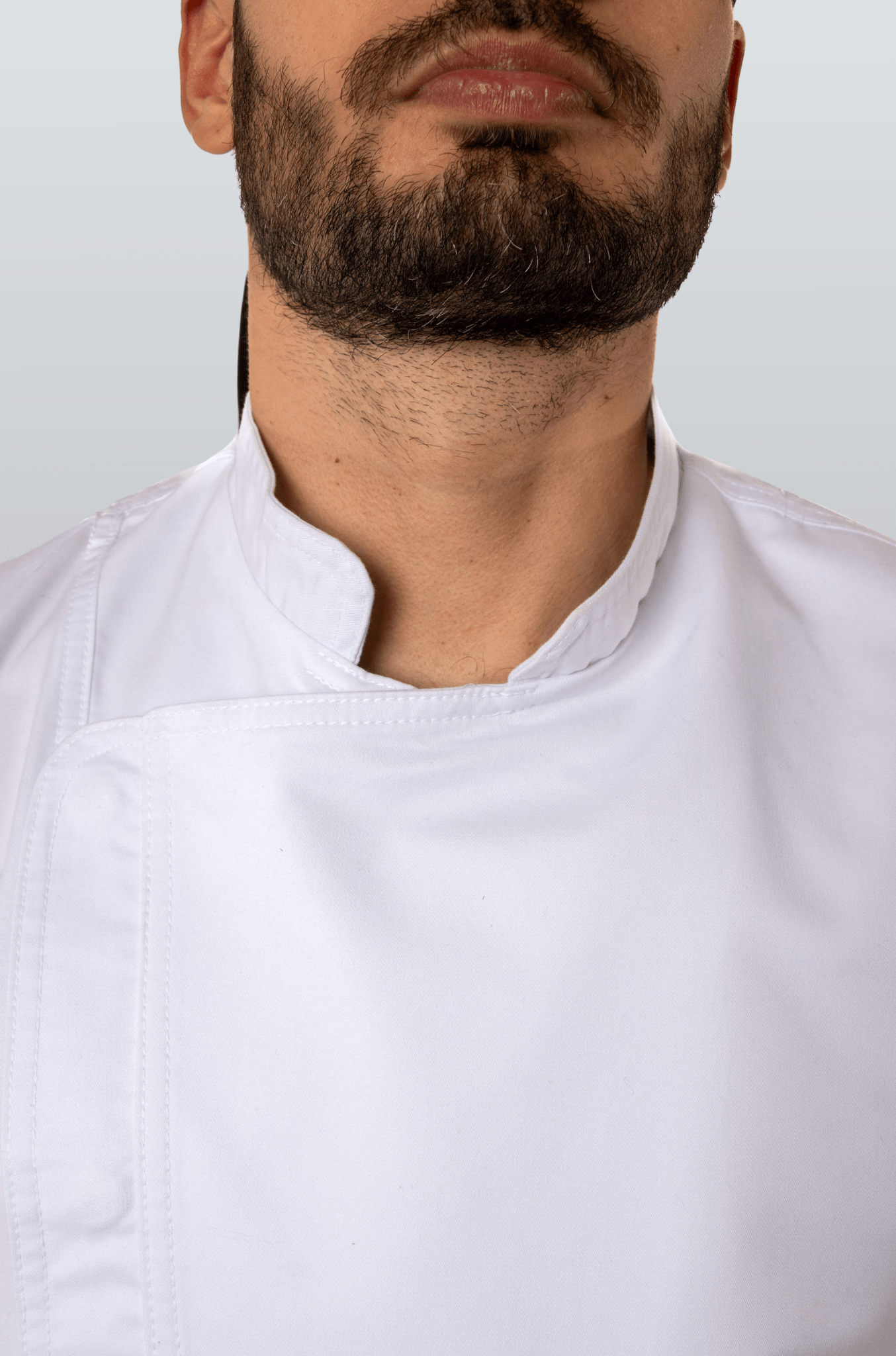 FILIPINA CHEF CON CIERRE FRONTAL VIENA HOMBRE #Color_Blanco