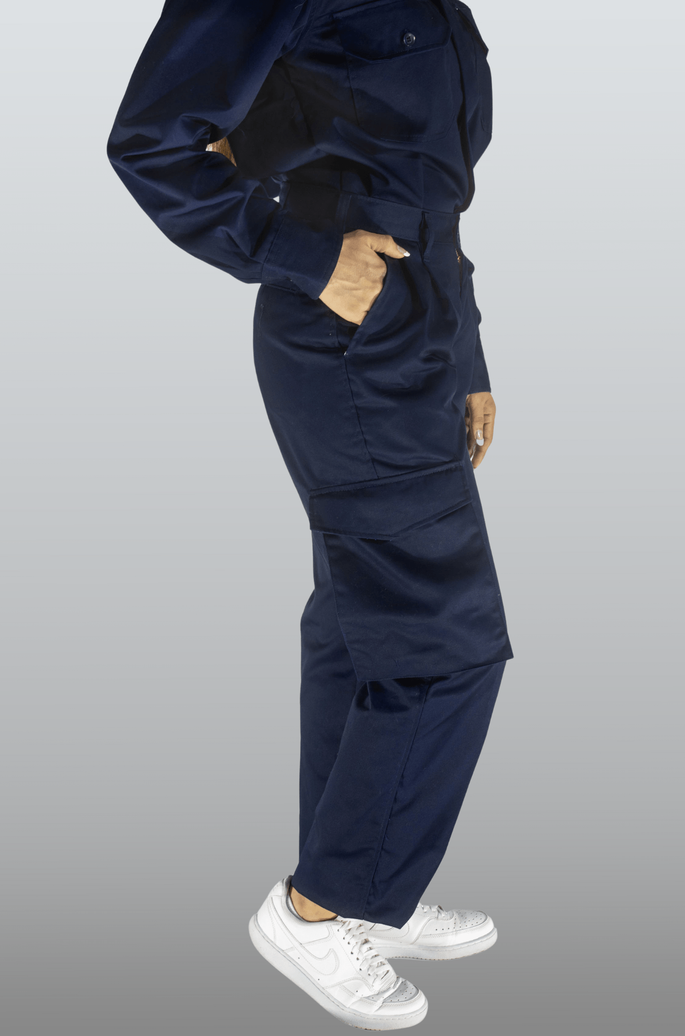 PANTALÓN INDUSTRIAL TIPO CARGO BANGKOK HOMBRE #Color_Azul Marino