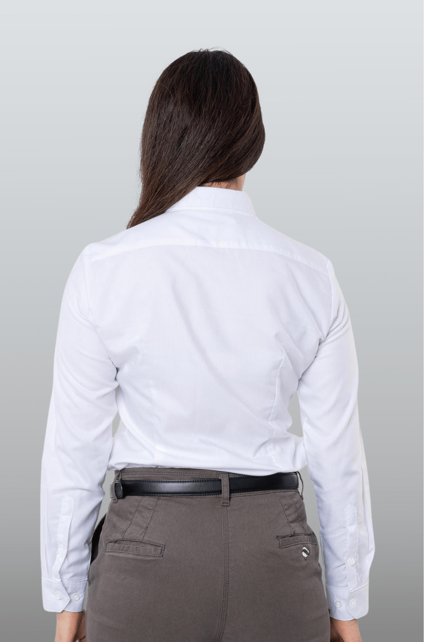 CAMISA BÁSICA MANGA LARGA MONCLOVA MUJER #Color_Blanco