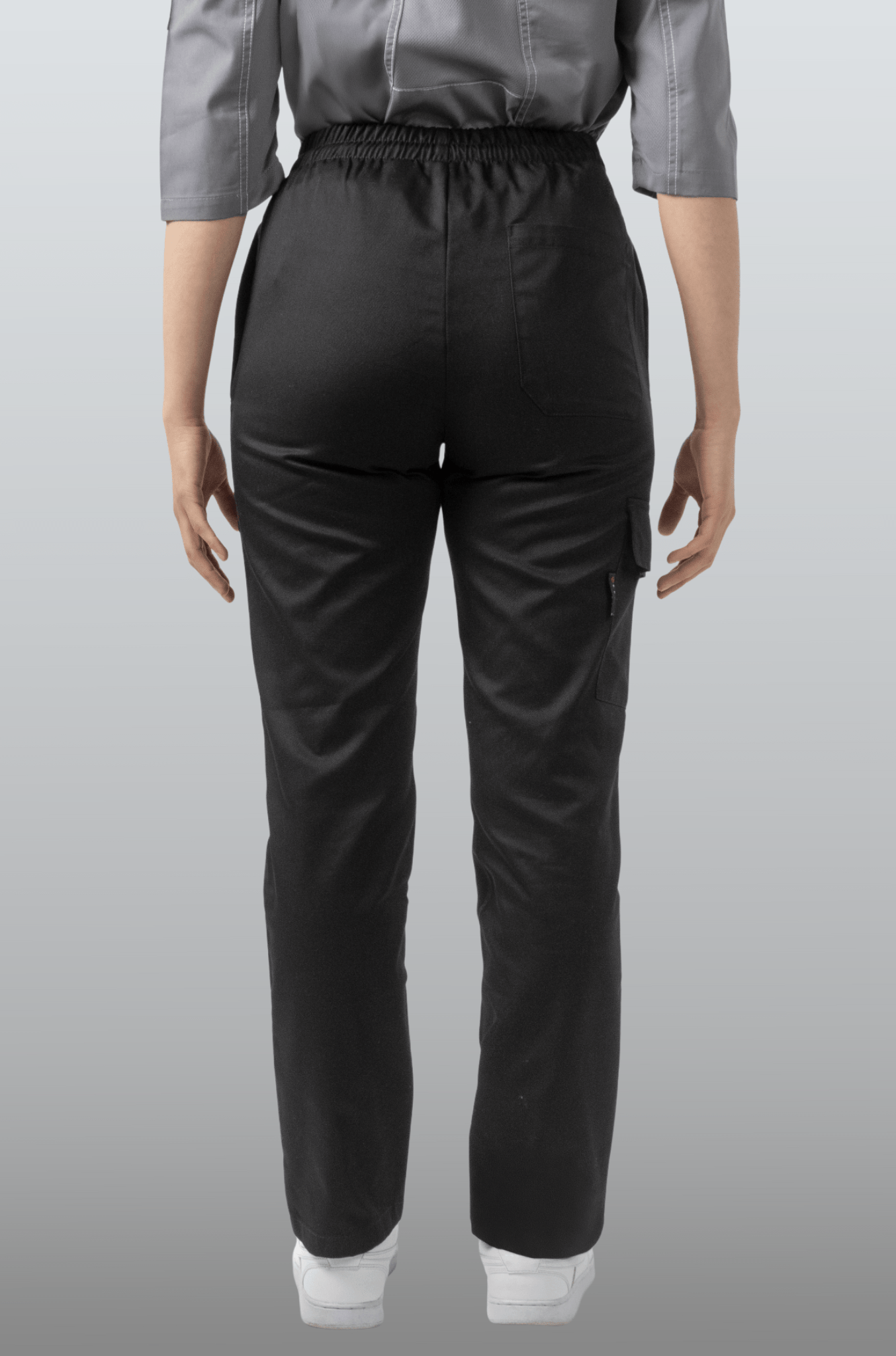 PANTALON DELHI CHEF DAMA #Color_Negro