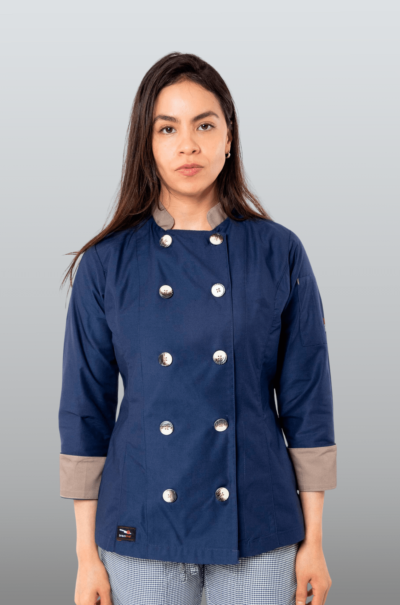 FILIPINA CHEF CORTE REGULAR MILÁN MUJER #Color_Azul Marino