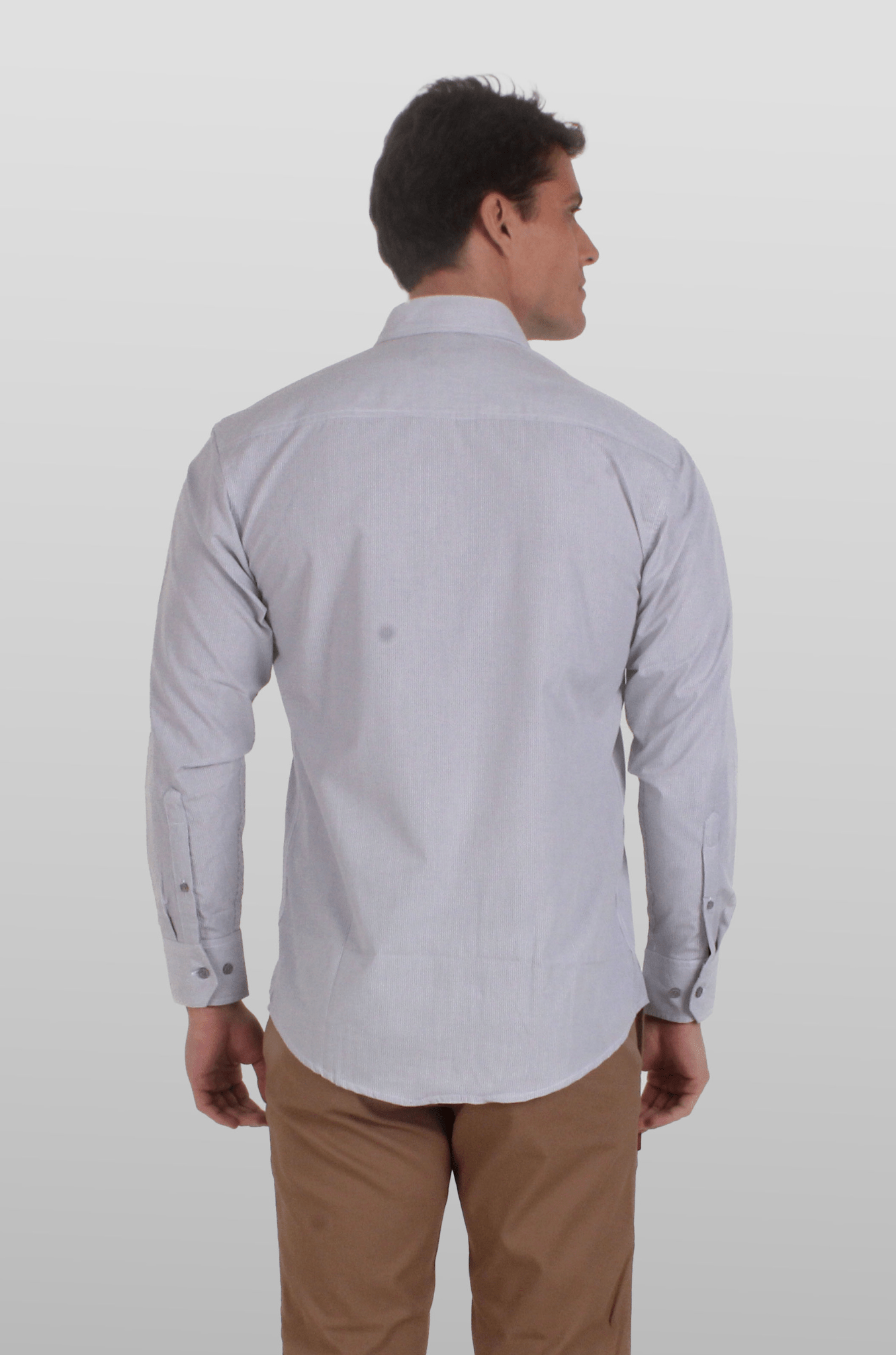CAMISA EJECUTIVA MANGA LARGA TURÍN #Color_Cuadros Grises