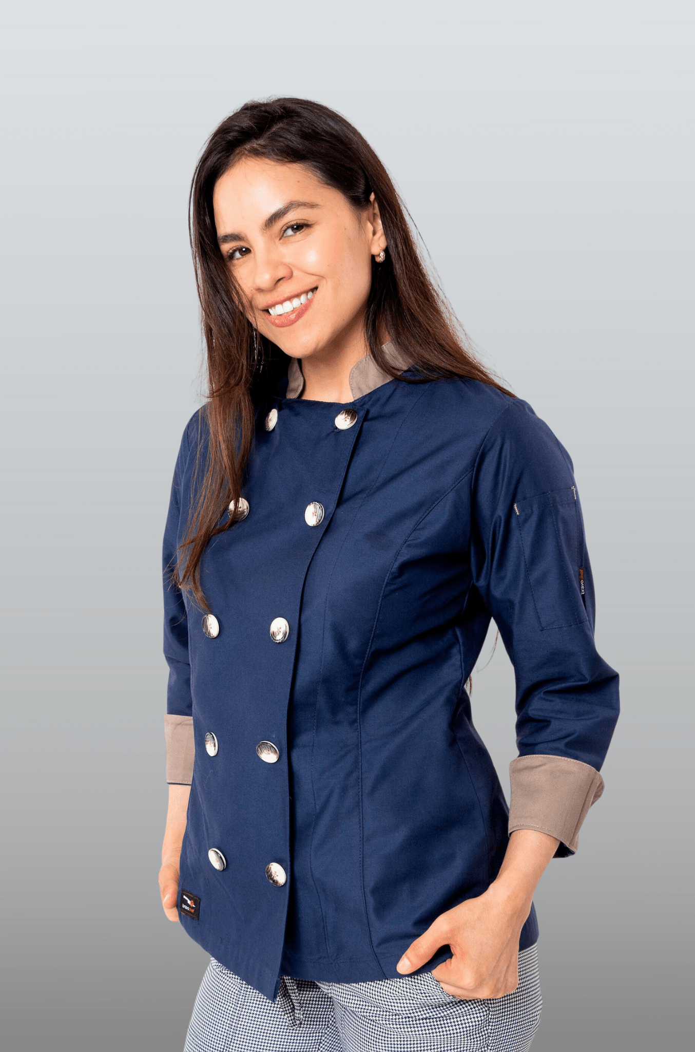 FILIPINA CHEF CORTE REGULAR MILÁN MUJER #Color_Azul Marino