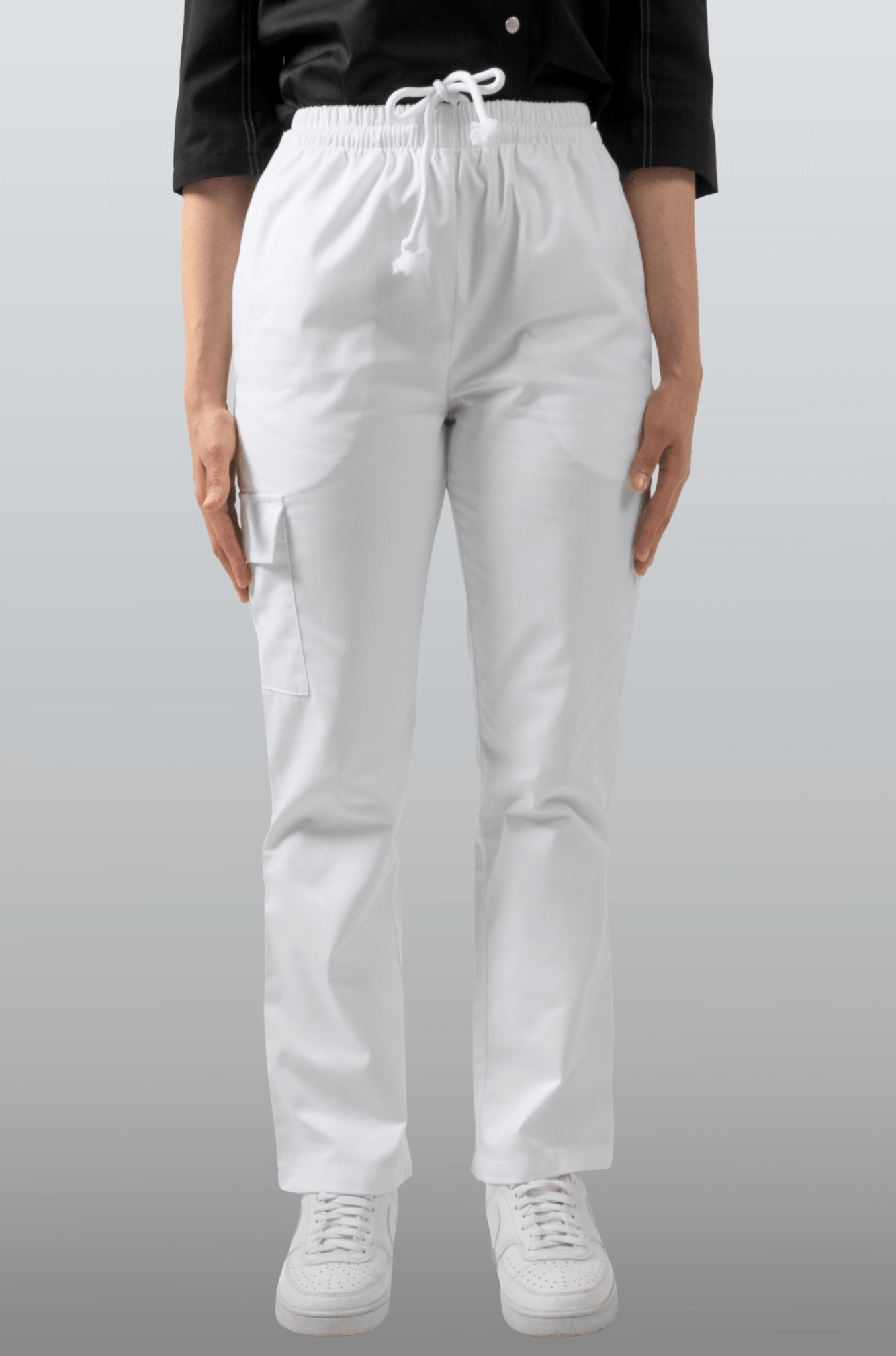 PANTALON DELHI CHEF DAMA #Color_Blanco