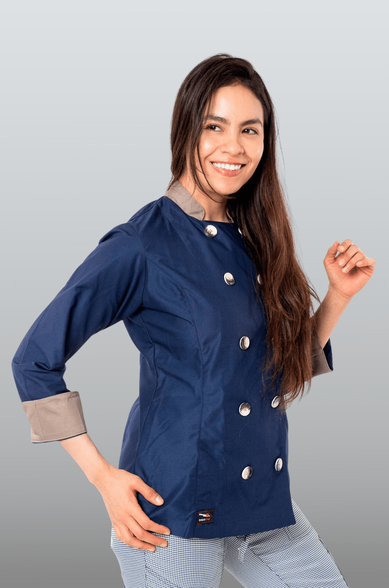 FILIPINA CHEF CORTE REGULAR MILÁN MUJER #Color_Azul Marino