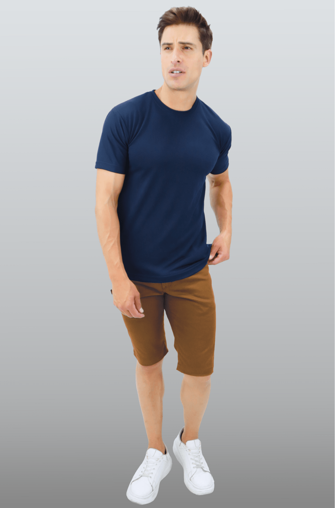 BERMUDA CASUAL DE GABARDINA ATLANTA HOMBRE #Color_Cafe