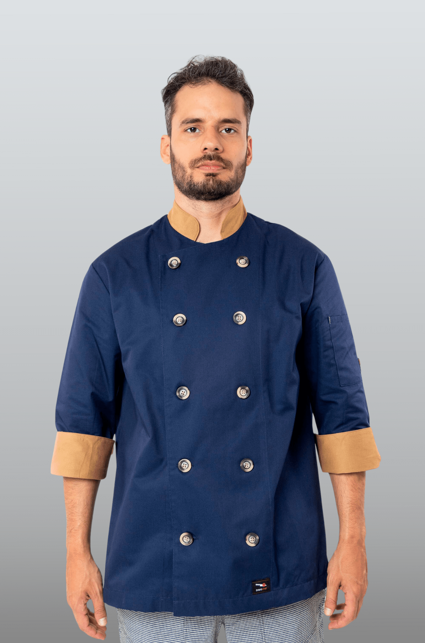 FILIPINA CHEF CORTE REGULAR MILÁN HOMBRE #Color_Azul Marino