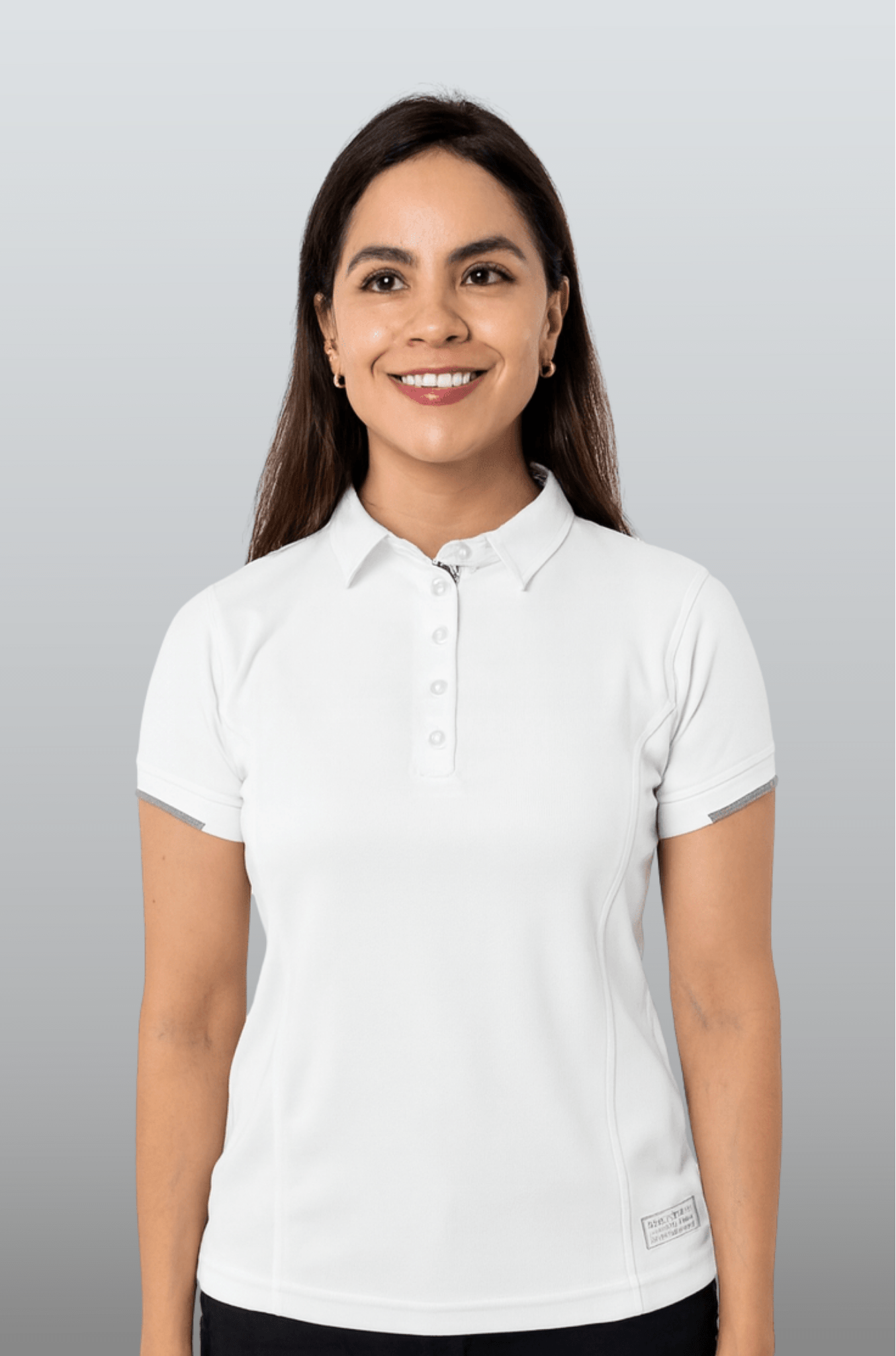 PLAYERA POLO SUSTENTABLE BILBAO MUJER #Color_Blanco
