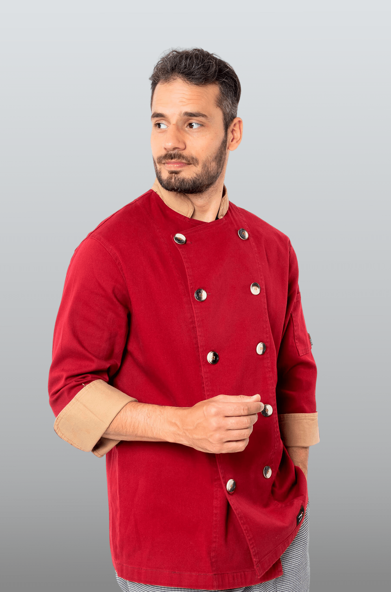 FILIPINA CHEF CORTE REGULAR MILÁN HOMBRE #Color_Rojo