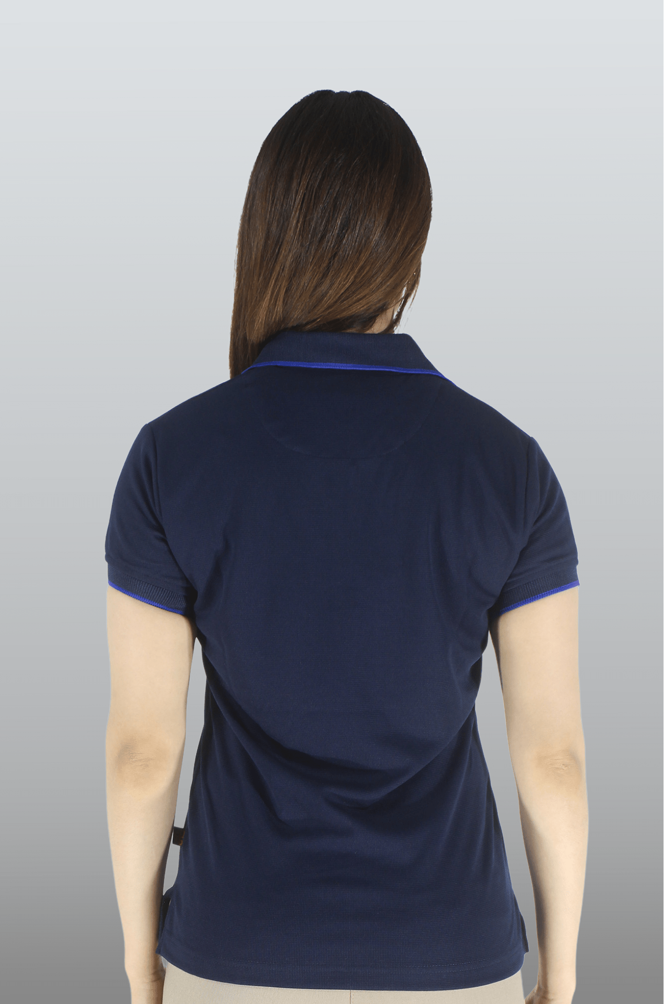 PLAYERA POLO DRY FIT ÁMSTERDAM MUJER #Color_Azul Marino