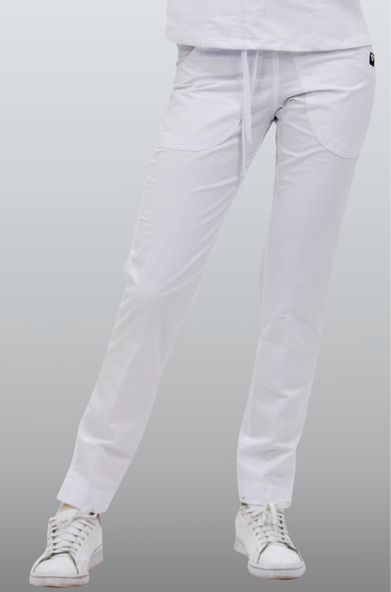 PANTALÓN MÉDICO PARA SCRUB ESTOCOLMO MUJER #Color_Blanco