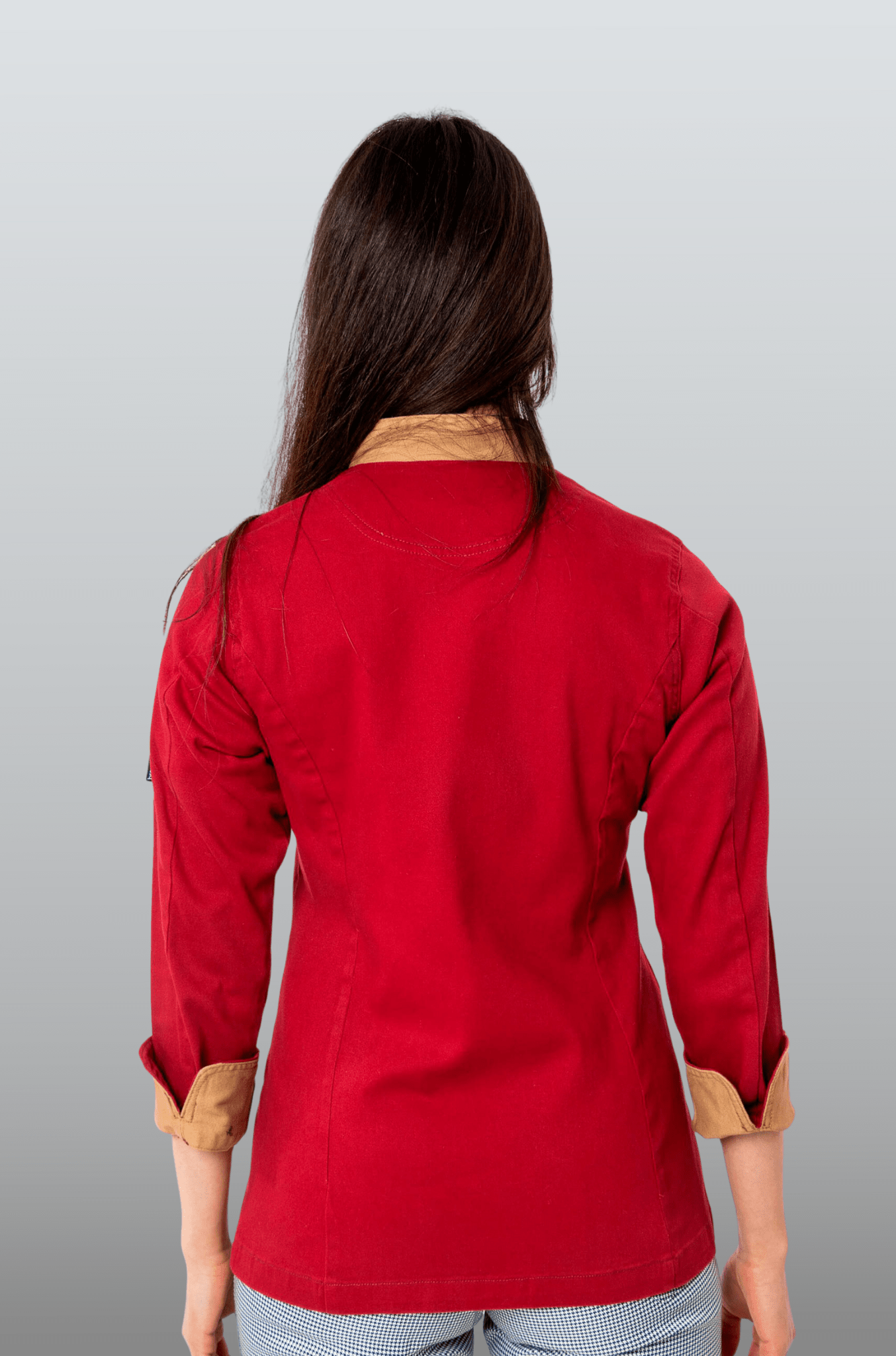 FILIPINA CHEF CORTE REGULAR MILÁN MUJER #Color_Rojo