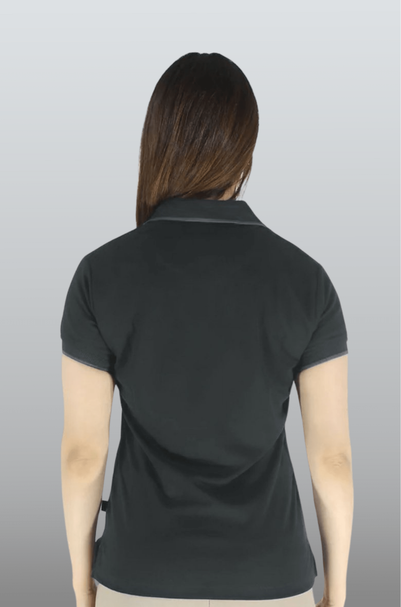 PLAYERA POLO DRY FIT ÁMSTERDAM MUJER #Color_Gris