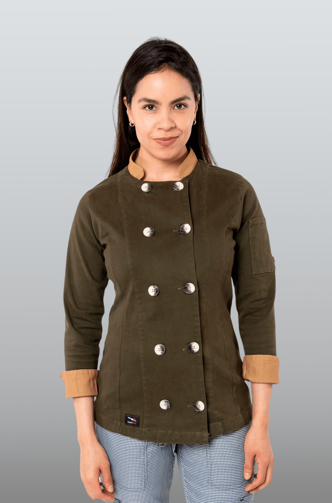 FILIPINA CHEF CORTE REGULAR MILÁN MUJER #Color_Verde Oliva