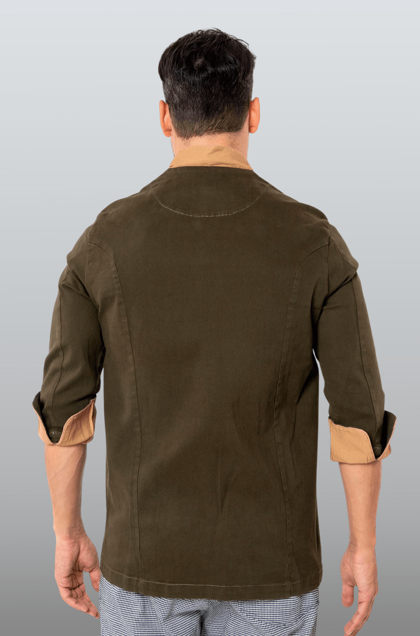 FILIPINA CHEF CORTE REGULAR MILÁN HOMBRE #Color_Verde Oliva