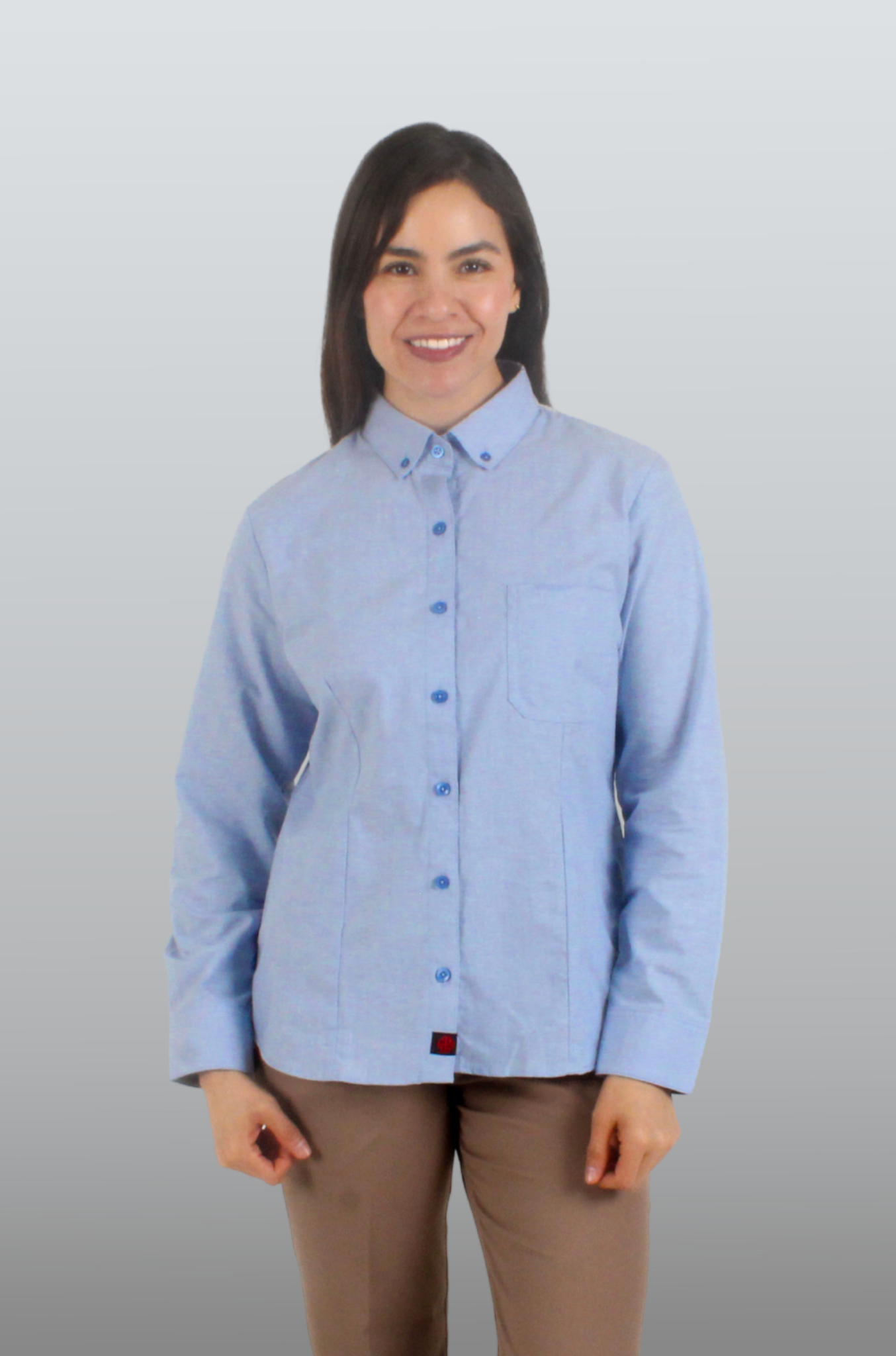 CAMISA EJECUTIVA LEÓN DAMA #Color_Azul Celeste