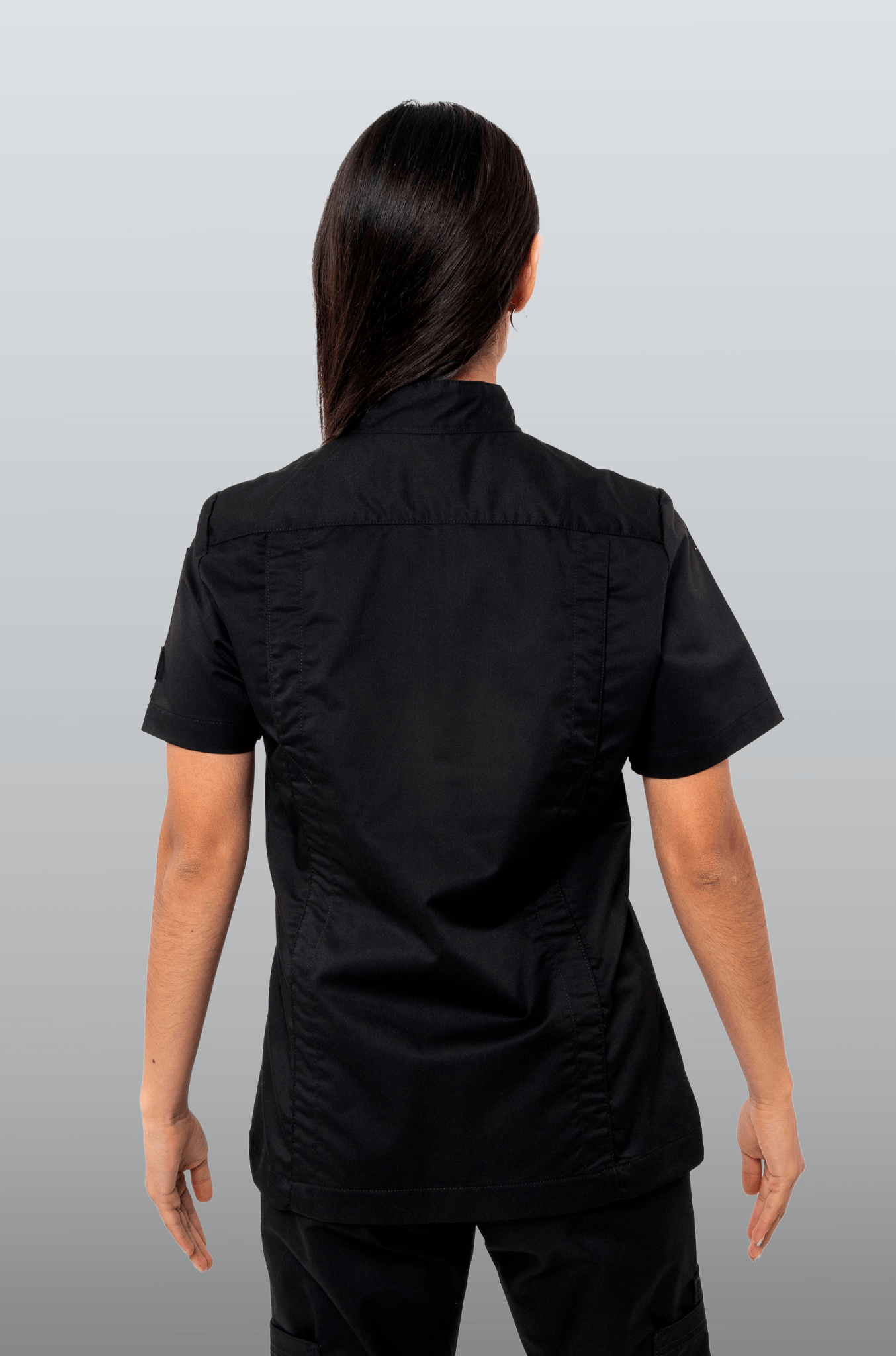 FILIPINA DE CHEF MANGA CORTA HONOLULU MUJER #Color_Negro