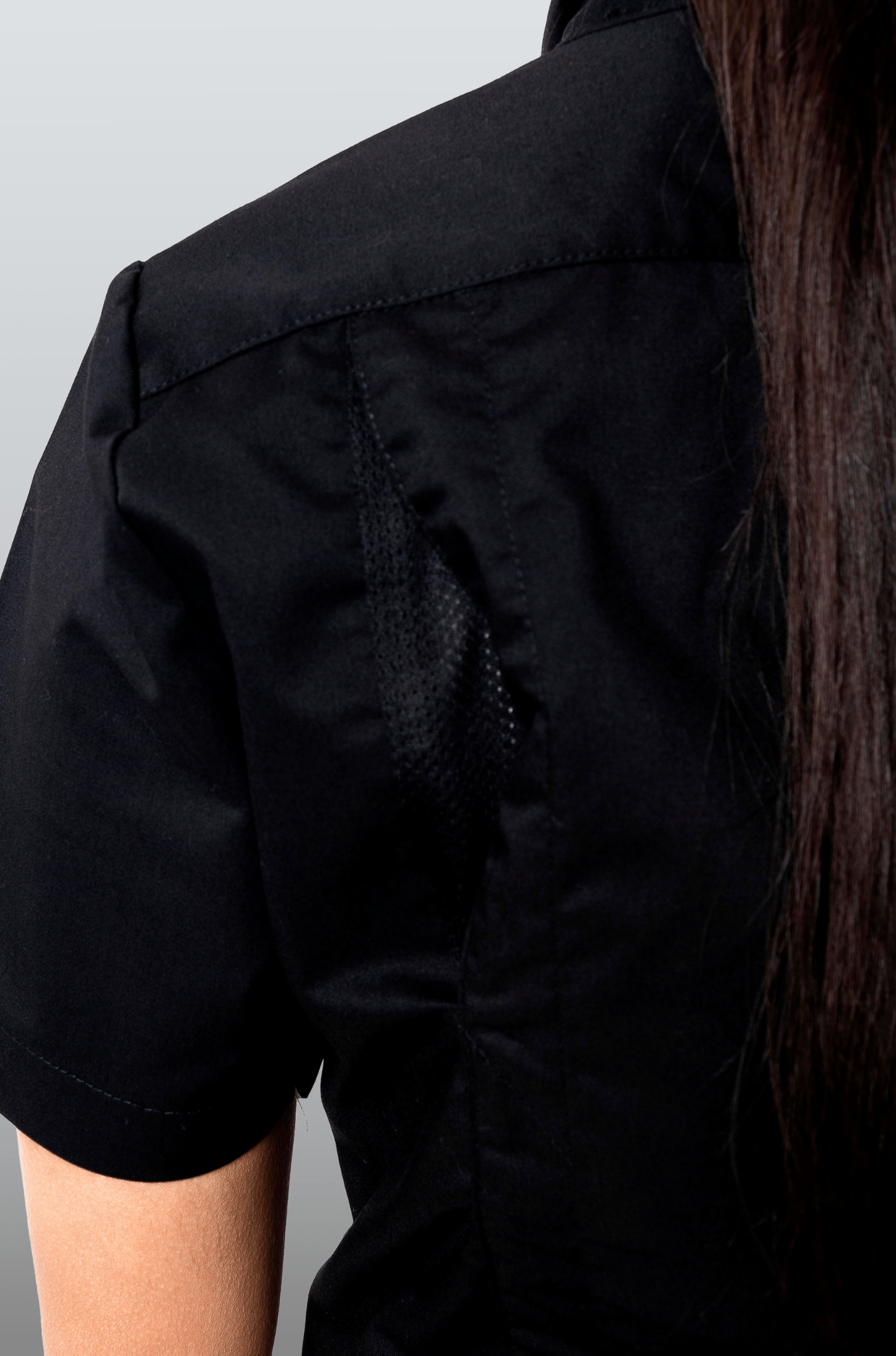 FILIPINA DE CHEF MANGA CORTA HONOLULU MUJER #Color_Negro