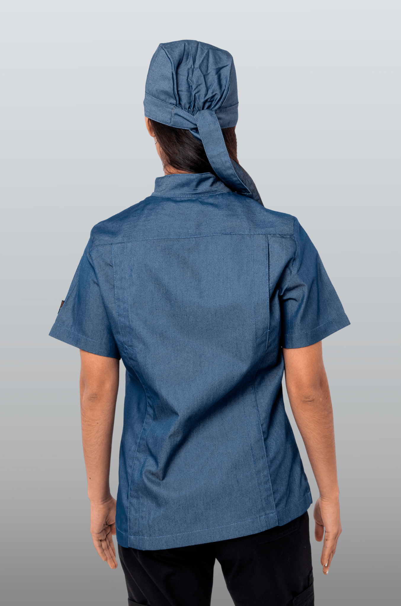 FILIPINA DE CHEF MANGA CORTA HONOLULU MUJER #Color_Azul Marino