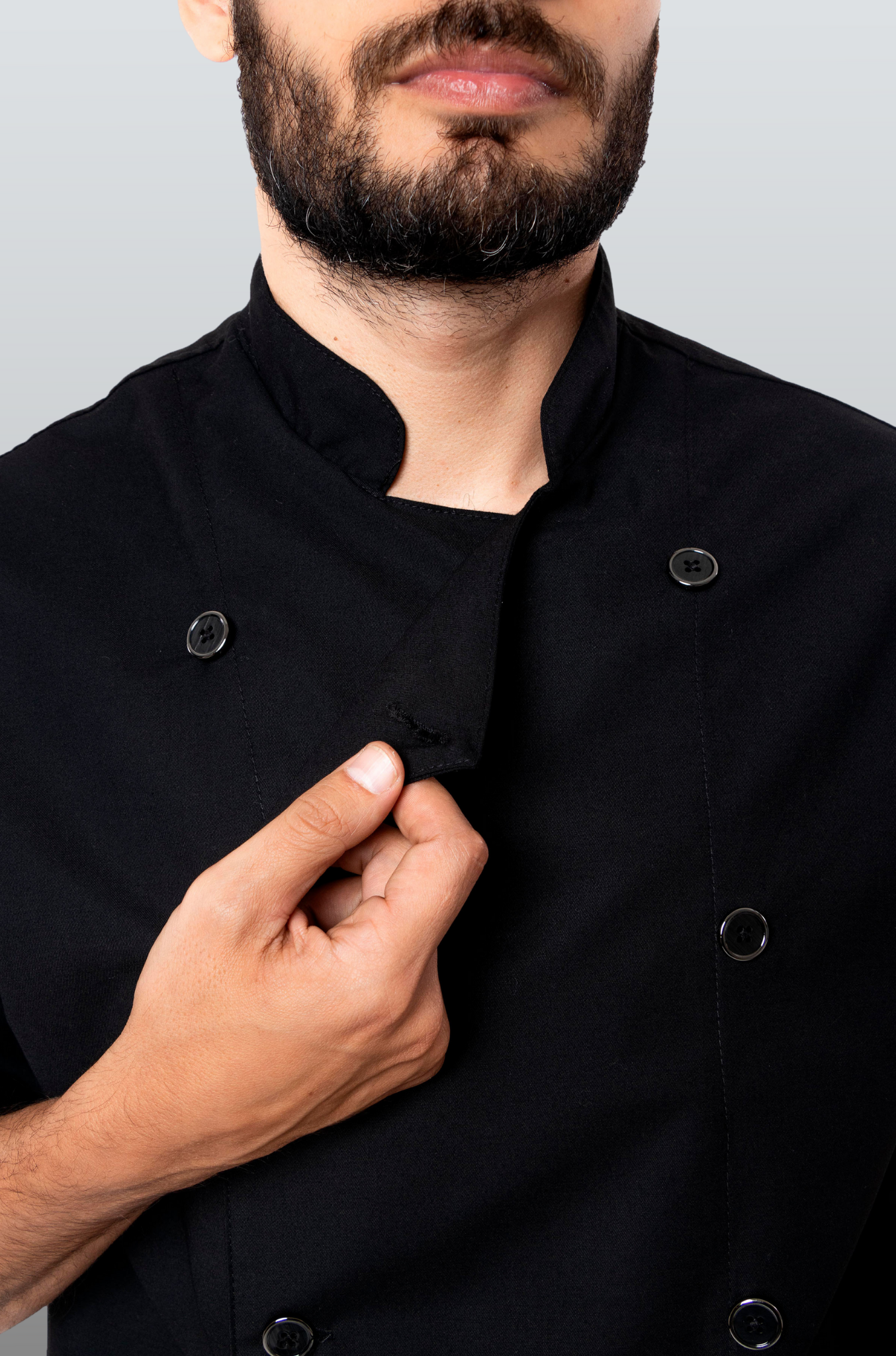 FILIPINA DE CHEF MANGA CORTA HONOLULU HOMBRE #Color_Negro