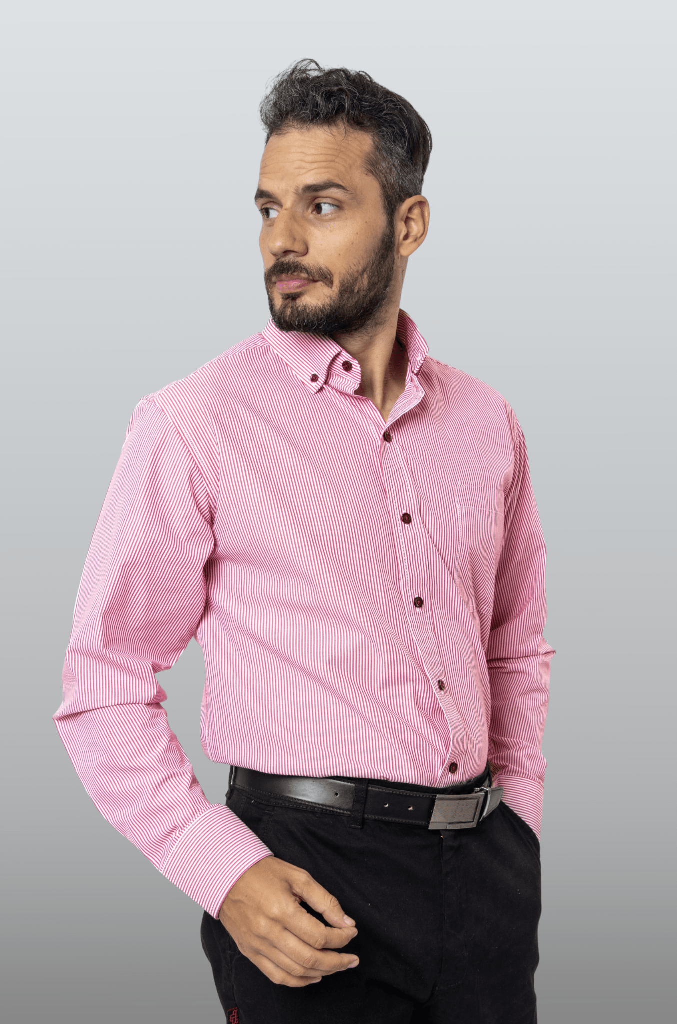 CAMISA EJECUTIVA SLIM FIT MÚNICH HOMBRE #Color_Rojo