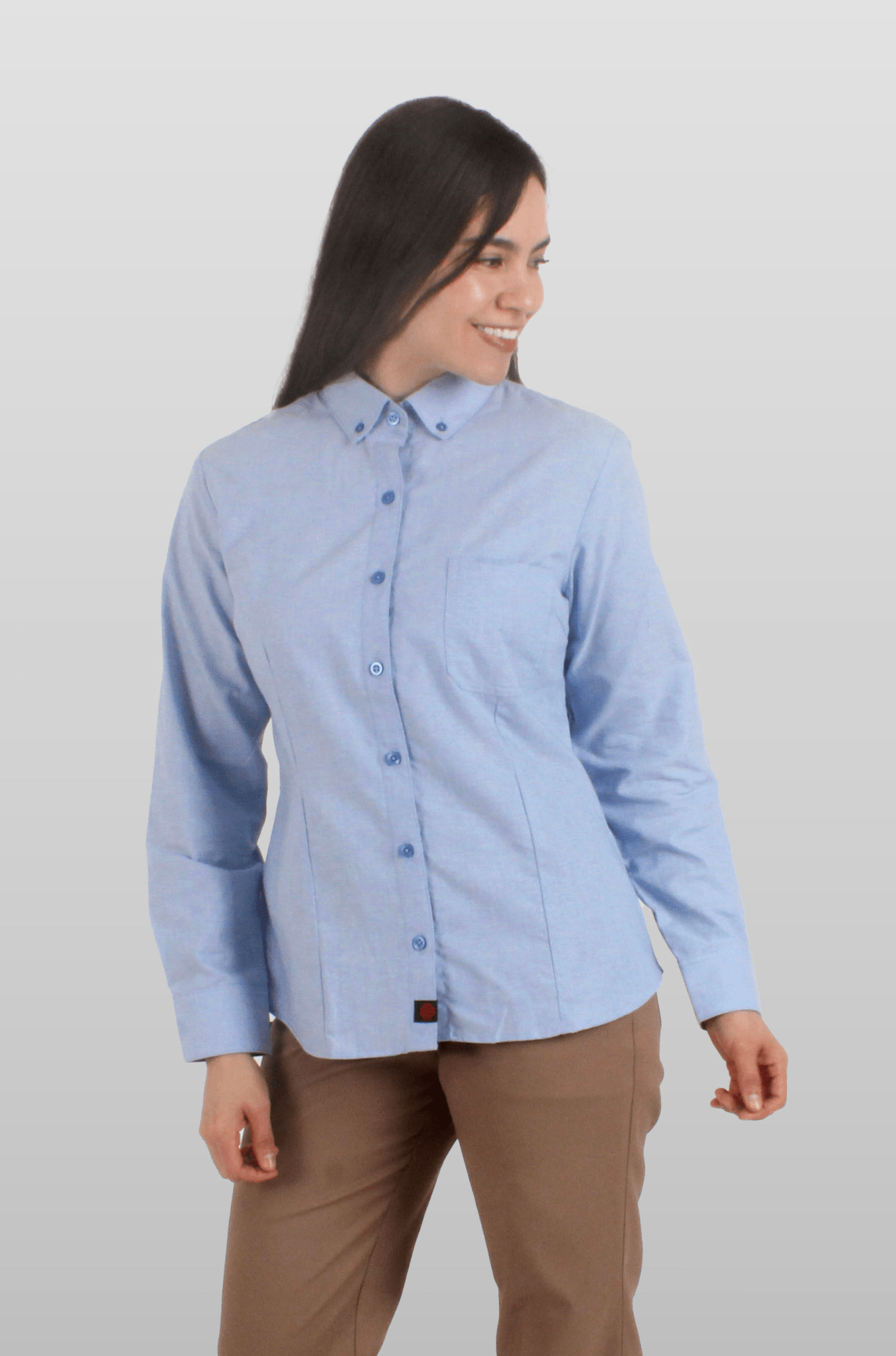 CAMISA EJECUTIVA LEÓN DAMA #Color_Azul Celeste