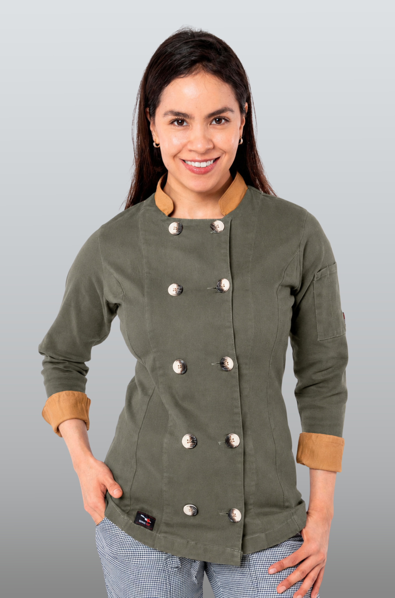 FILIPINA CHEF CORTE REGULAR MILÁN MUJER #Color_Verde Oliva