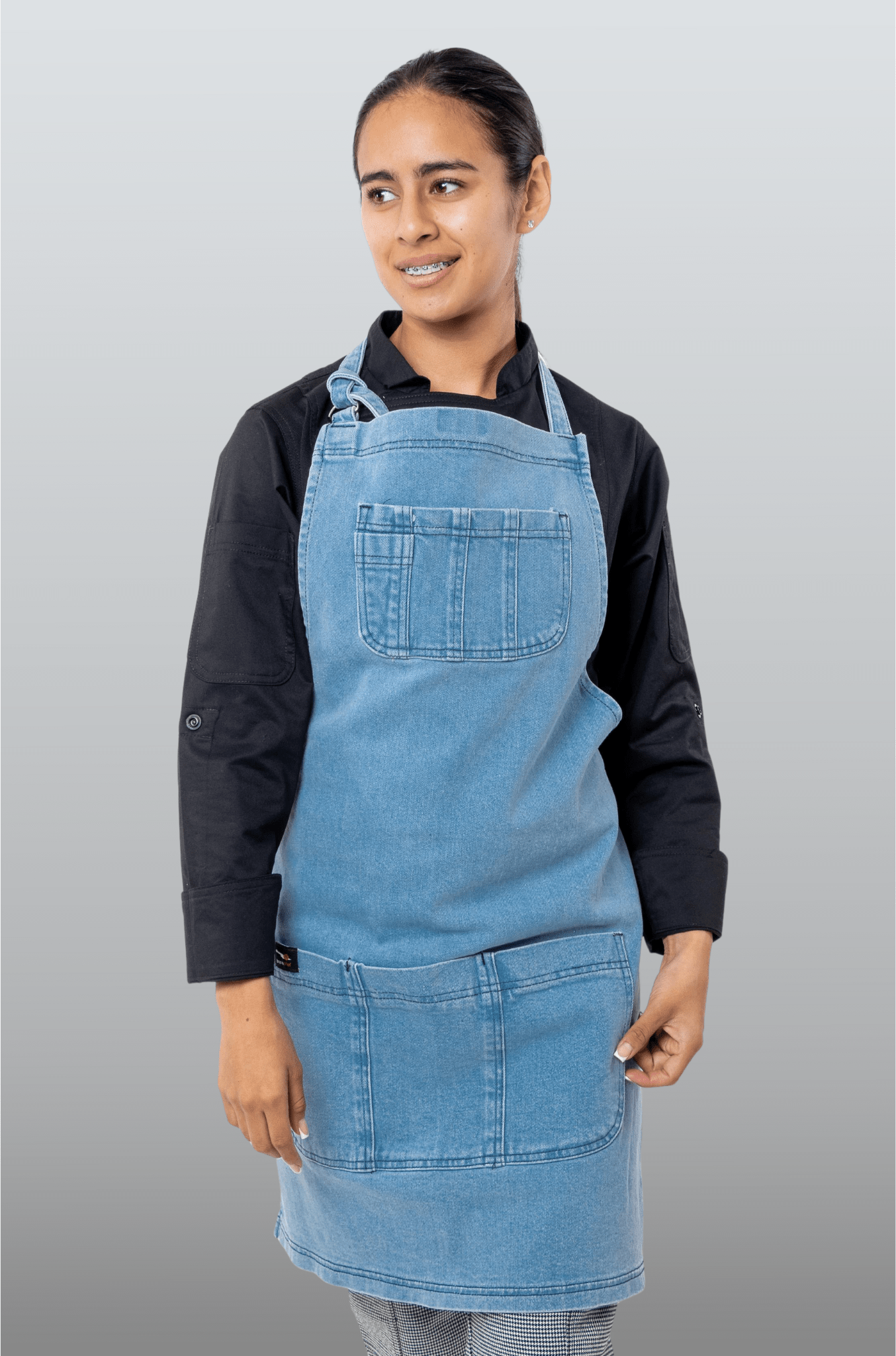 MANDIL DE MEZCLILLA ALBI