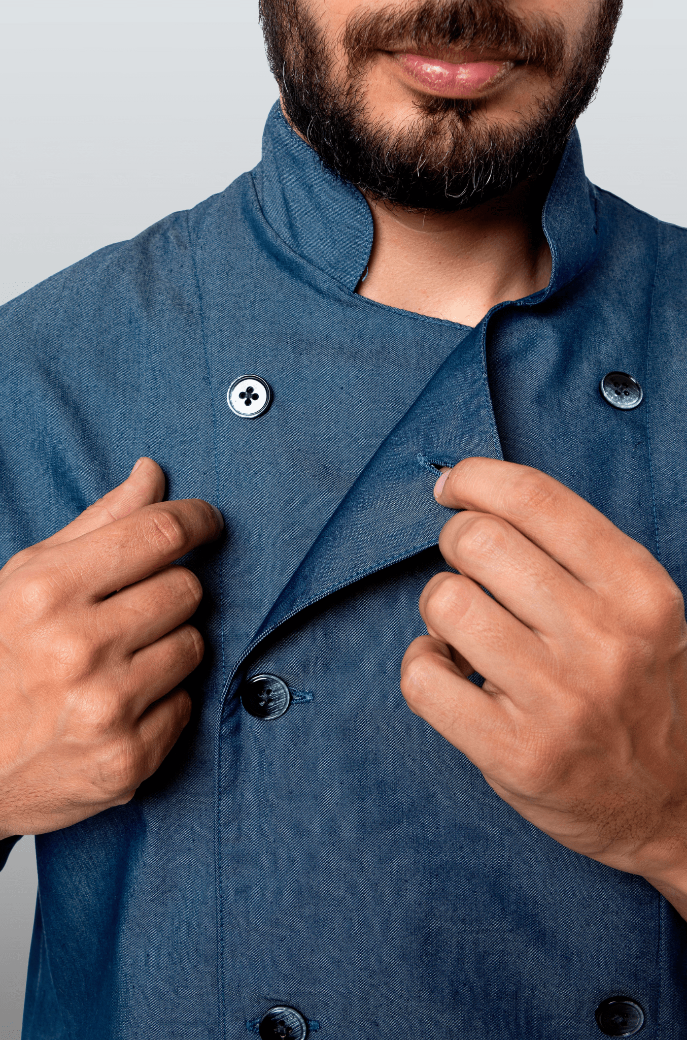 FILIPINA DE CHEF MANGA CORTA HONOLULU HOMBRE #Color_Azul Marino