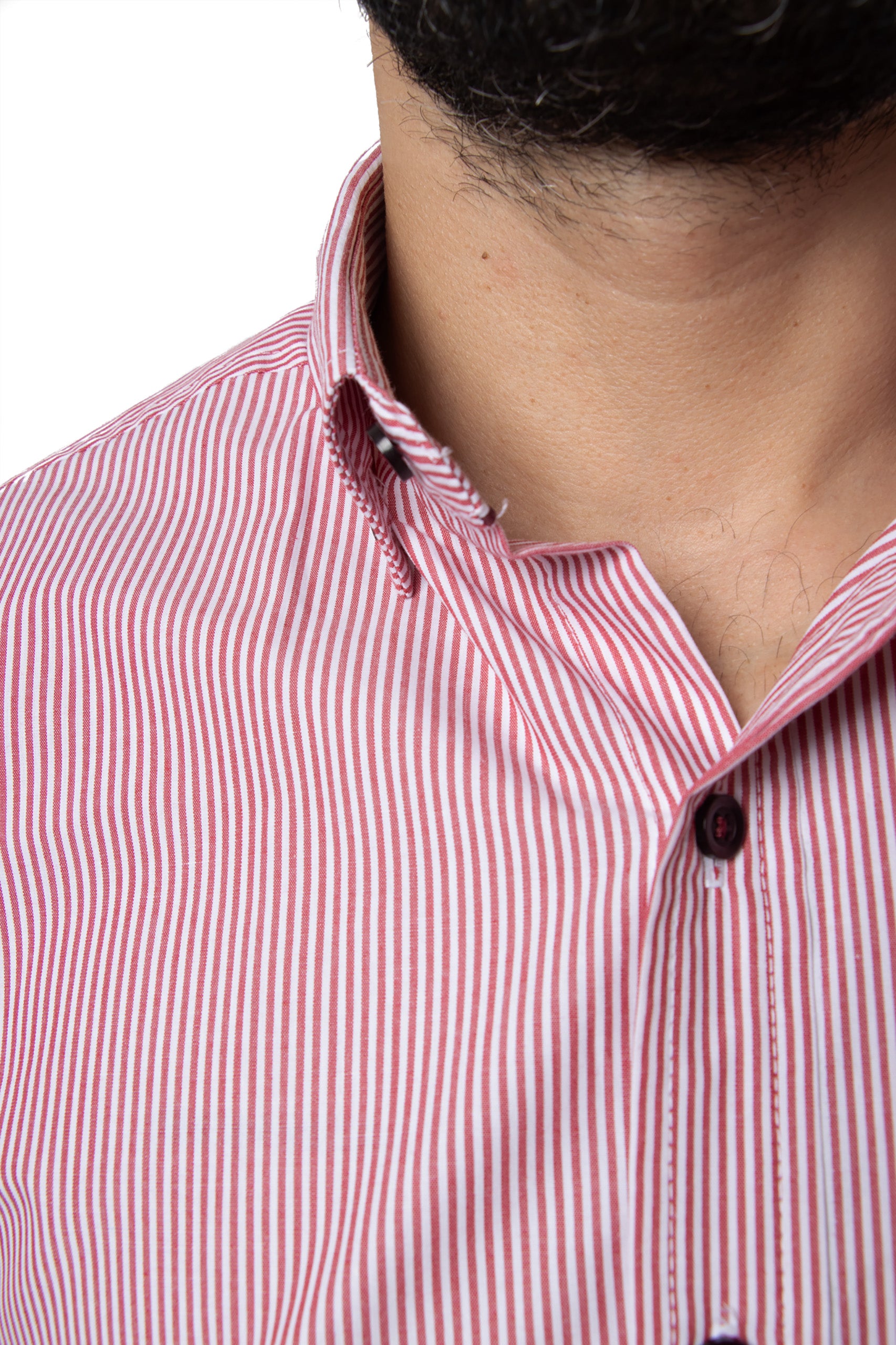 CAMISA FORMAL SLIM FIT MANGA CORTA MÚNICH HOMBRE #Color_Rojo
