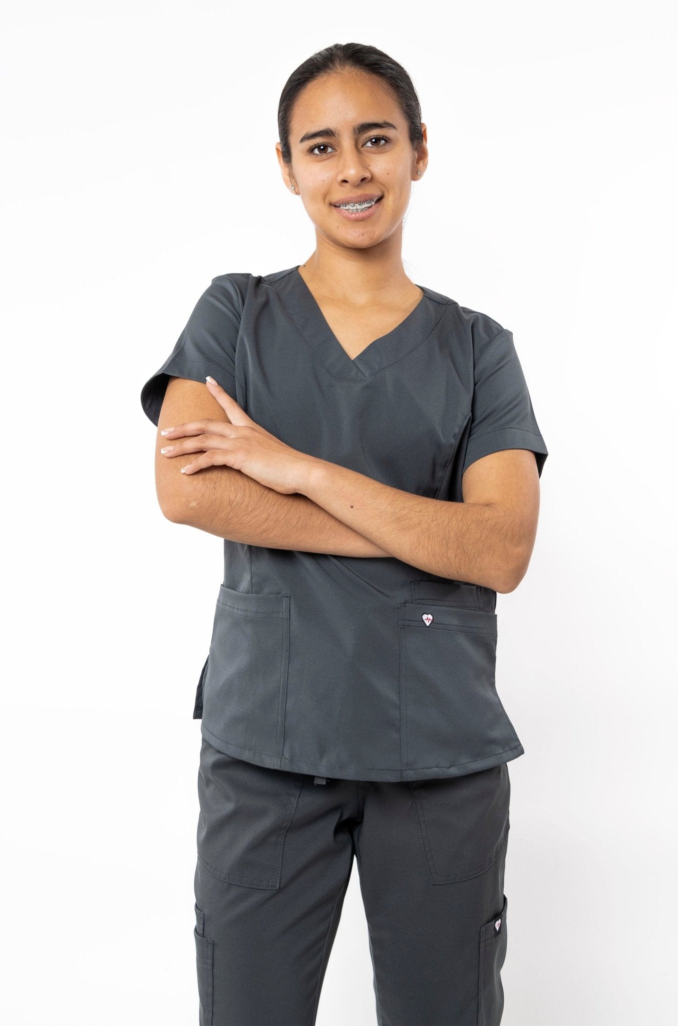 FILIPINA MÉDICA PARA SCRUB CAMBRIDGE MUJER #Color_Gris