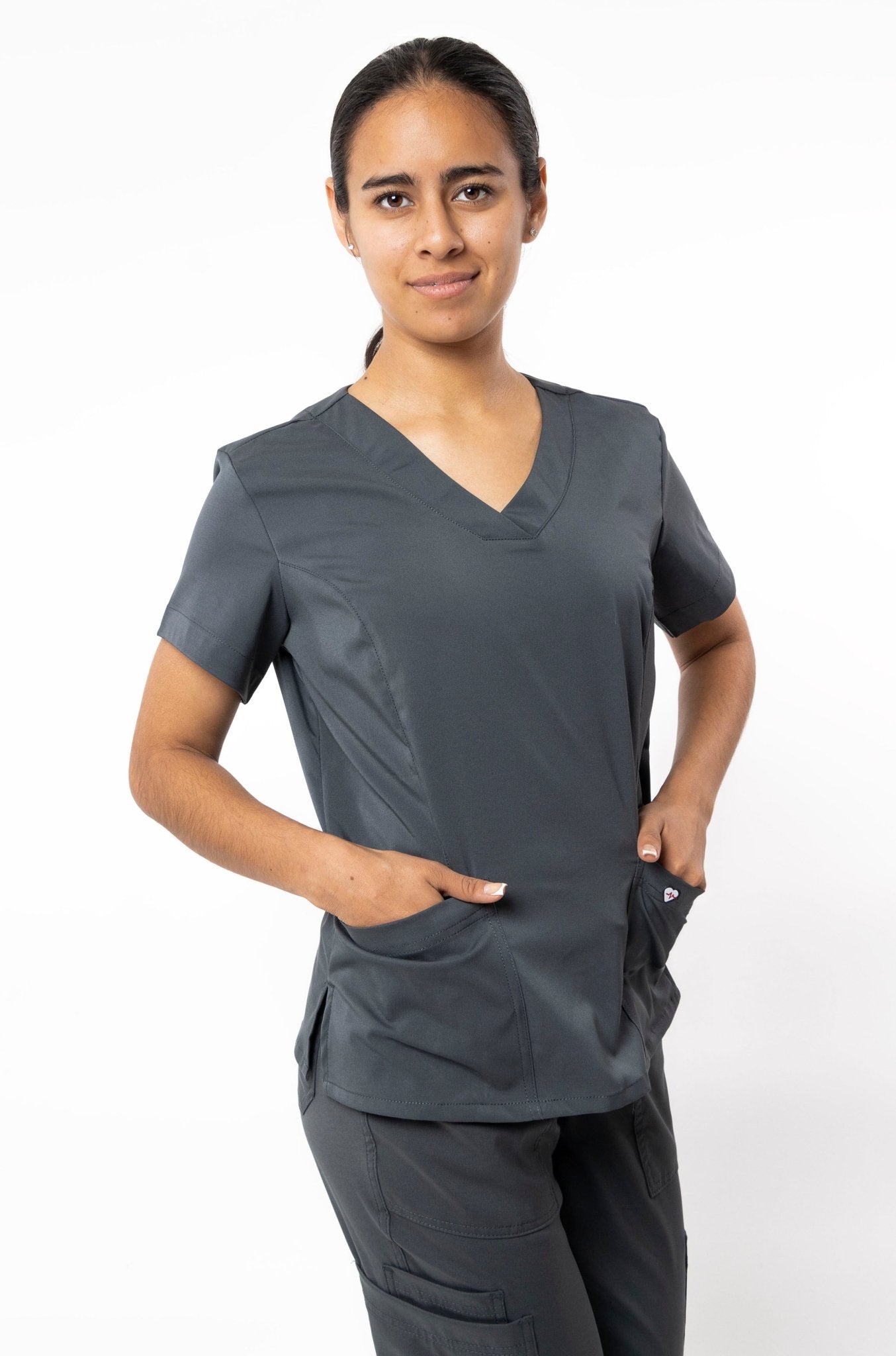 FILIPINA MÉDICA PARA SCRUB CAMBRIDGE MUJER #Color_Gris