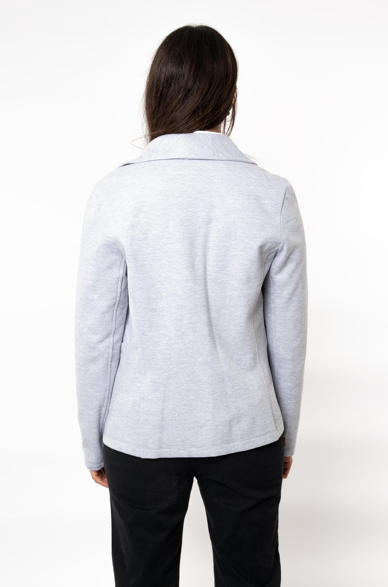 SACO TIPO BLAZER HOUSTON MUJER #Color_Gris