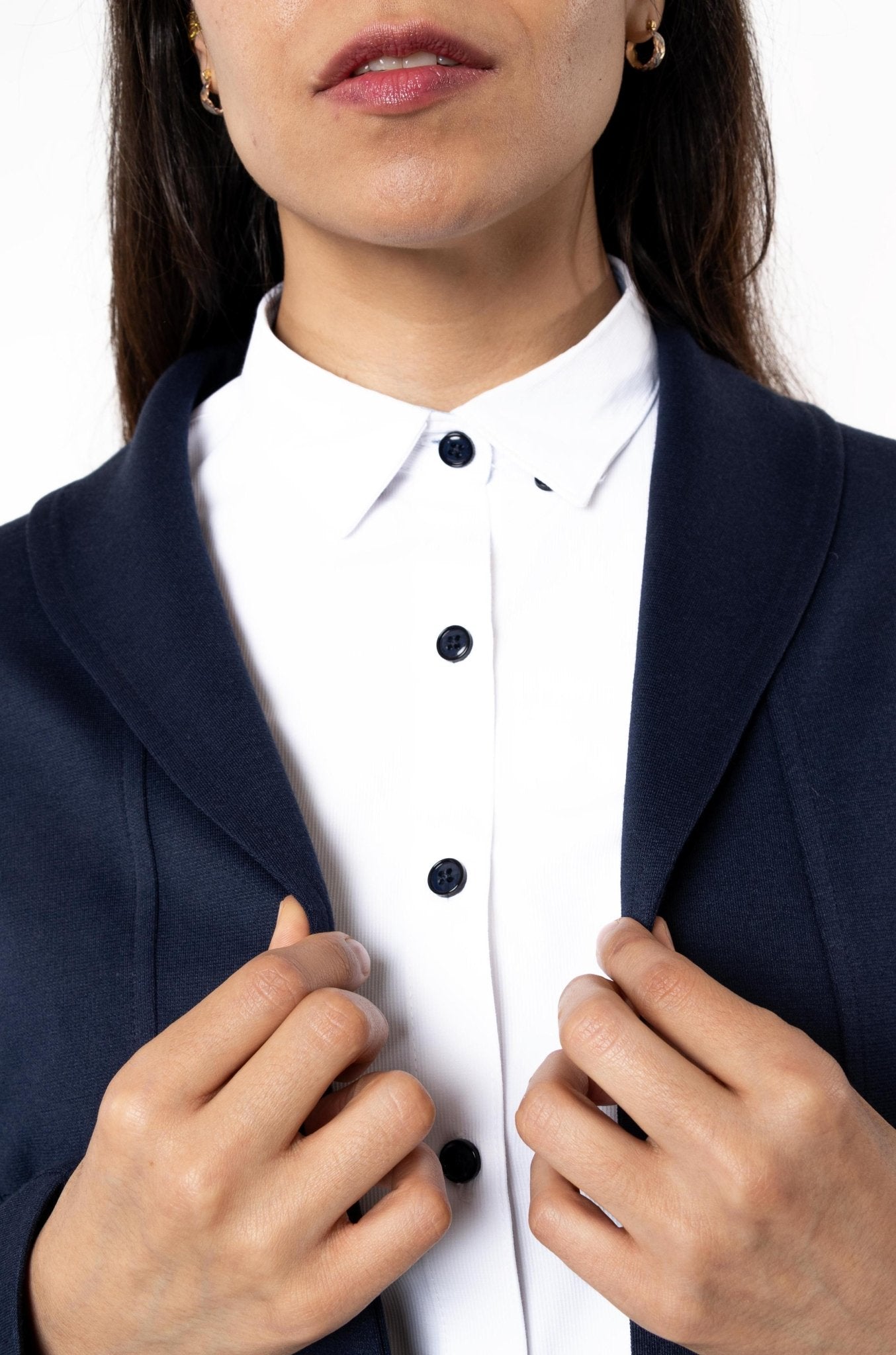 SACO TIPO BLAZER HOUSTON MUJER #Color_Azul Marino