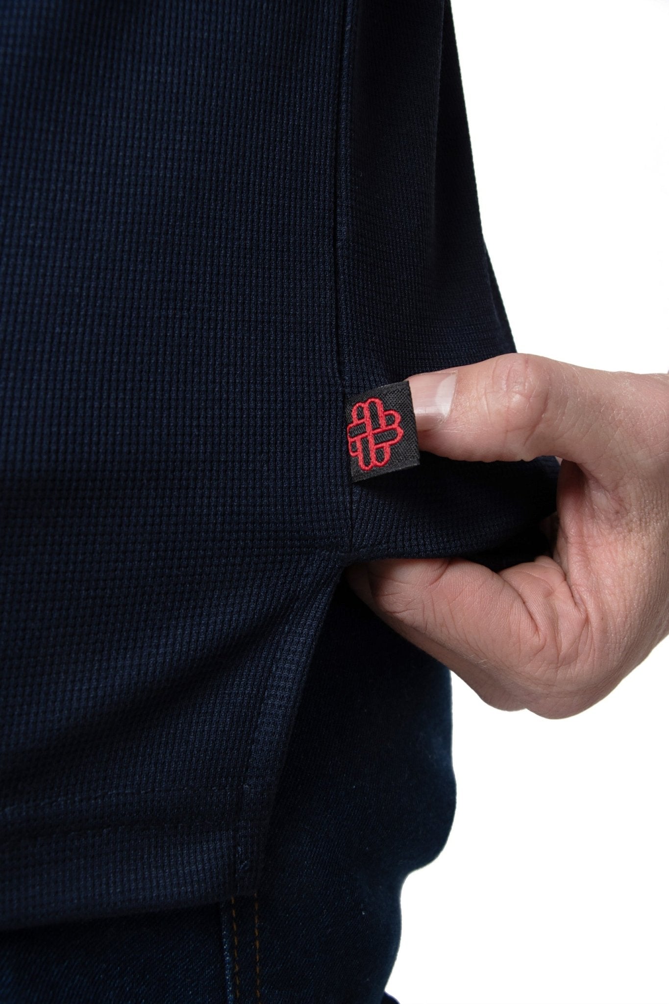 PLAYERA TIPO POLO DRY FIT PAMPLONA HOMBRE SUSTENTABLE #Color_Azul Marino