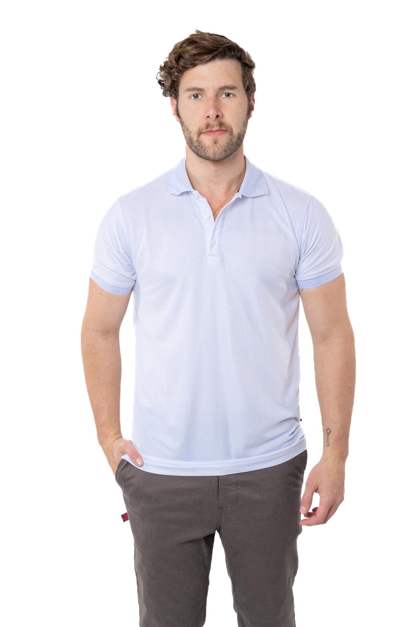 PLAYERA TIPO POLO ULTRA DRYFIT MANCHESTER HOMBRE #Color_Blanco