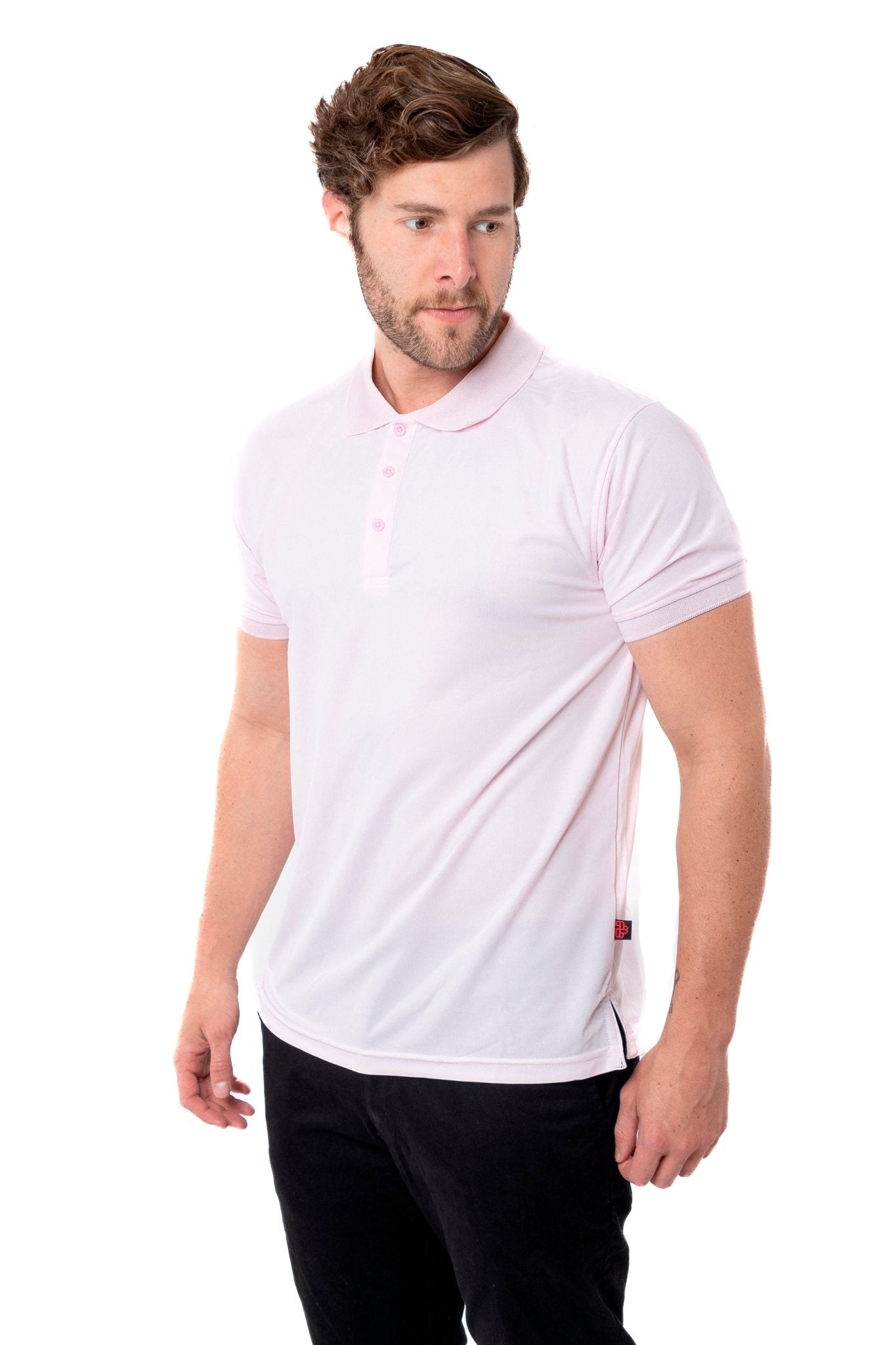 PLAYERA TIPO POLO ULTRA DRYFIT MANCHESTER HOMBRE #Color_Rosa