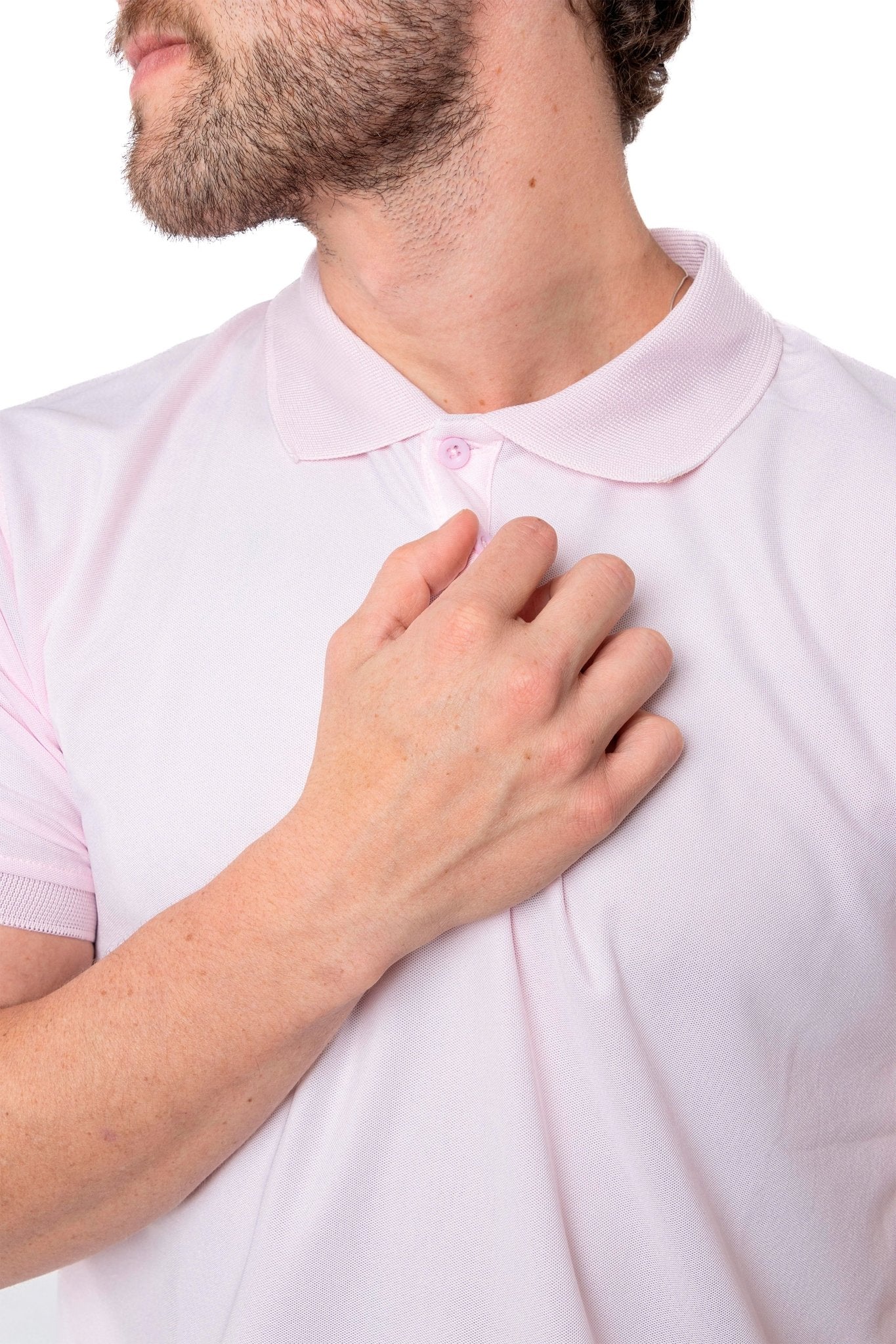 PLAYERA TIPO POLO ULTRA DRYFIT MANCHESTER HOMBRE #Color_Rosa