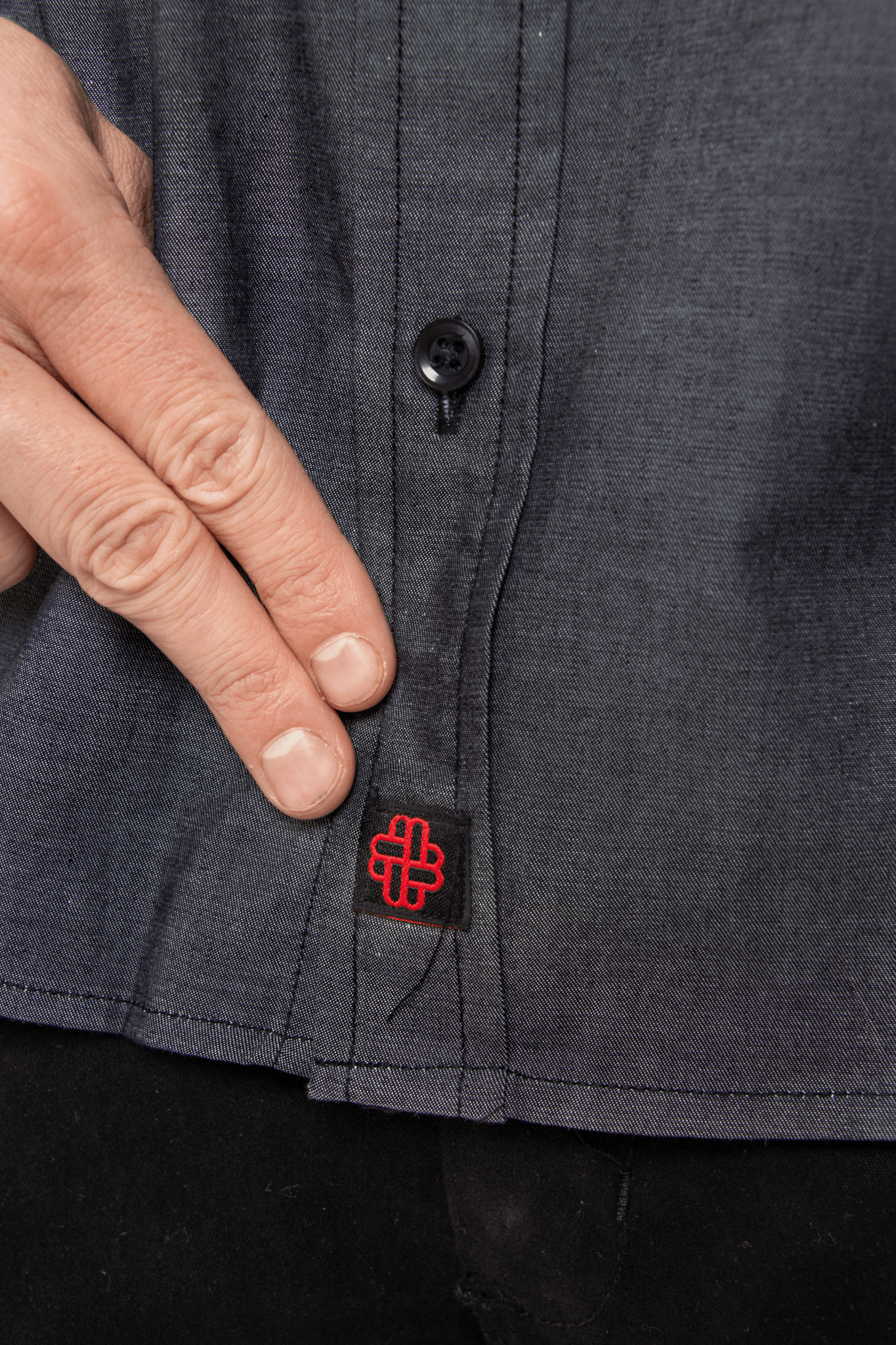 CAMISA SLIM FIT HAMBURGO HOMBRE MANGA CORTA #Color_Gris