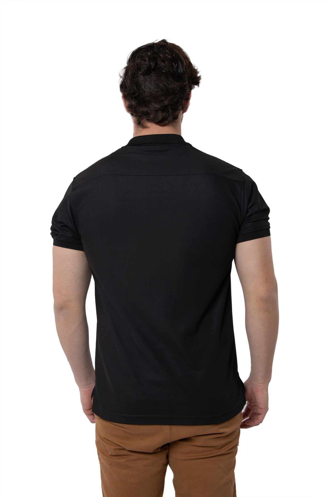 PLAYERA TIPO POLO ULTRA DRYFIT MANCHESTER HOMBRE #Color_Negro
