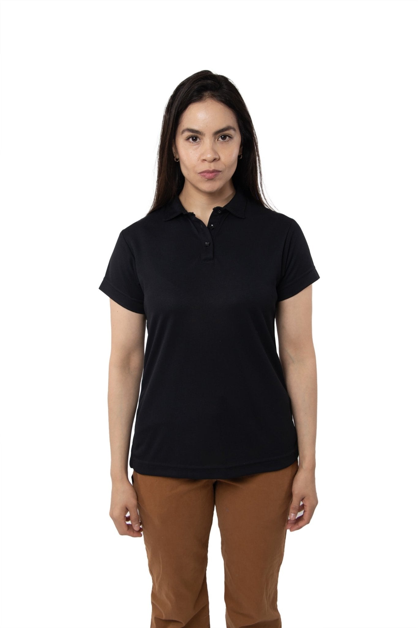 PLAYERA TIPO POLO ULTRA DRYFIT MANCHESTER MUJER #Color_Negro