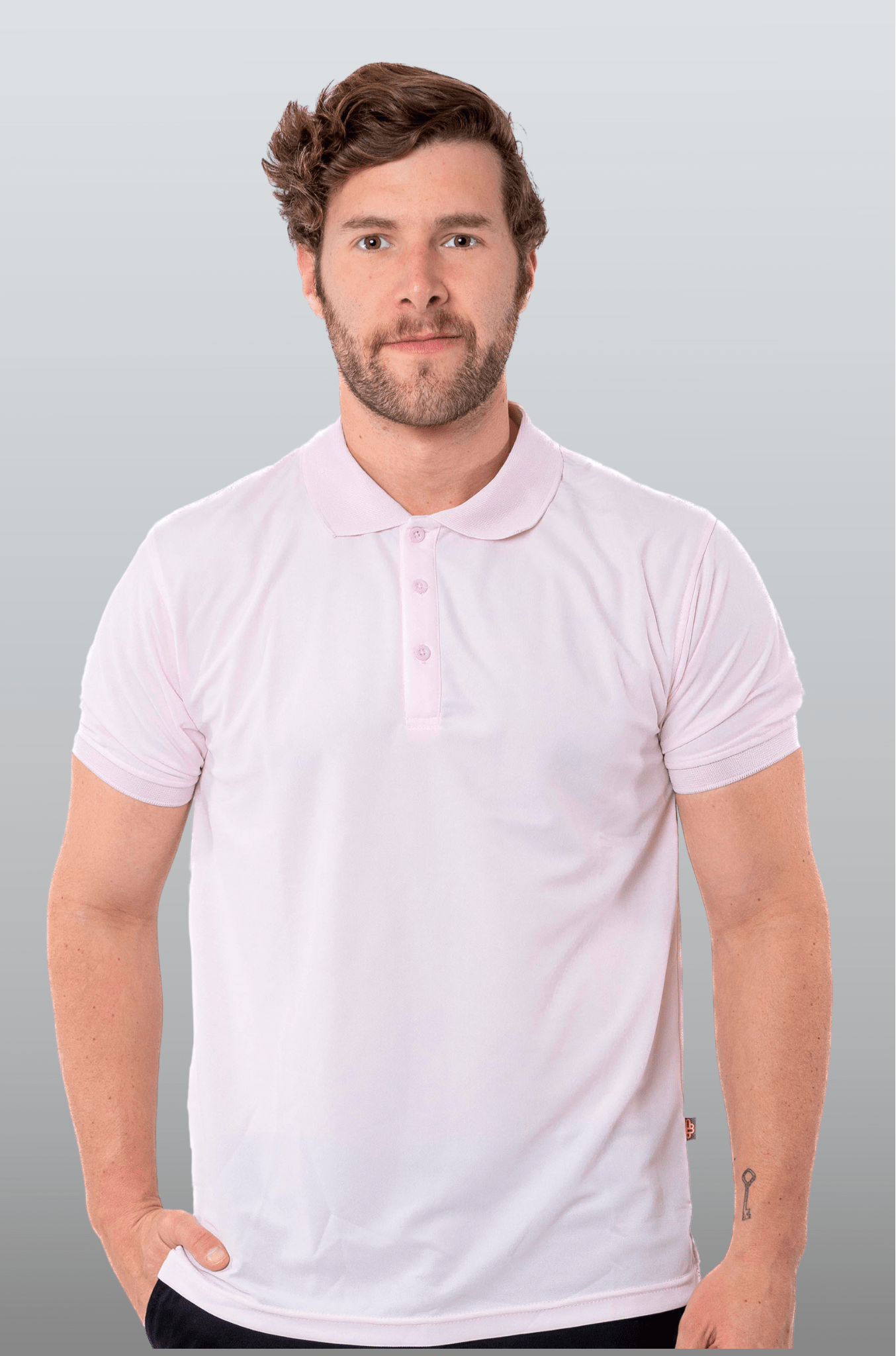 PLAYERA POLO DRYFIT MANCHESTER HOMBRE #Color_Rosa