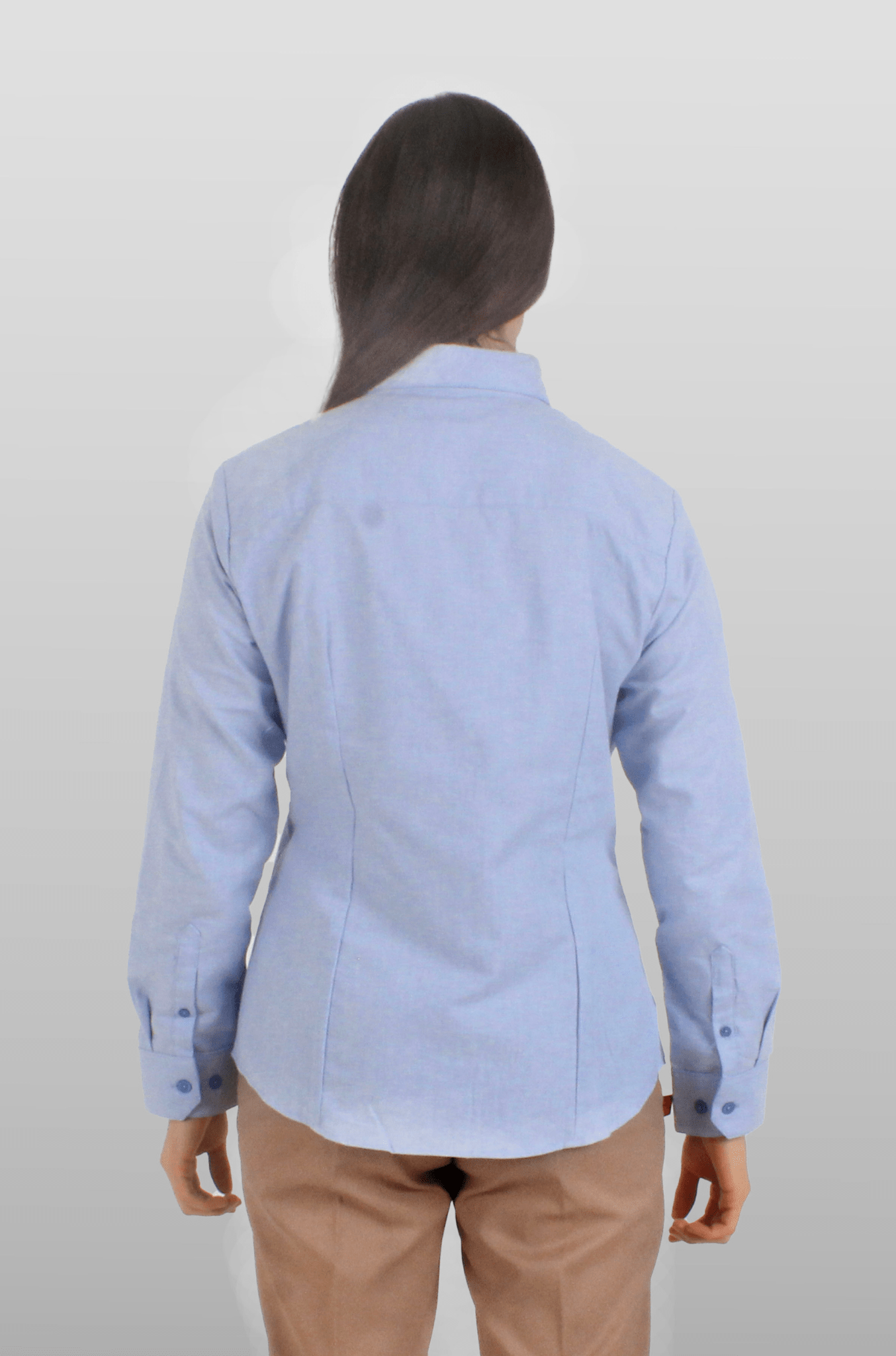 CAMISA EJECUTIVA LEÓN DAMA #Color_Azul