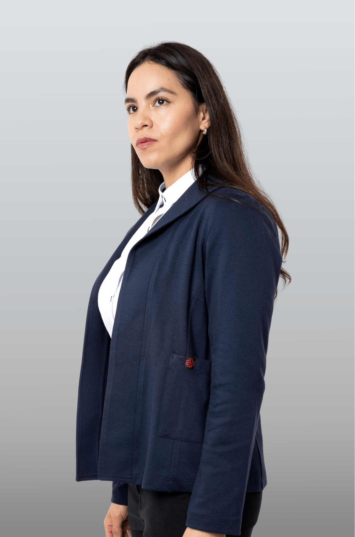 SACO TIPO BLAZER HOUSTON MUJER #Color_Azul Marino