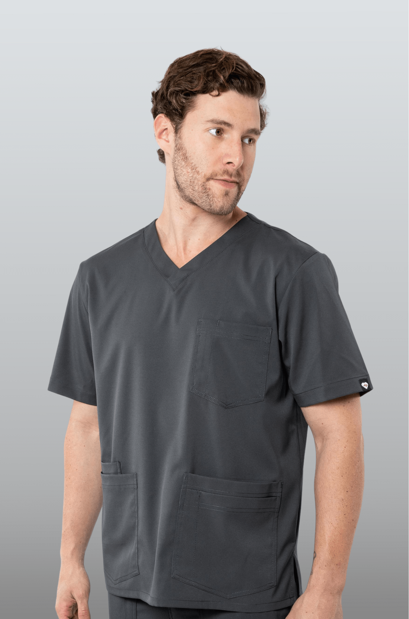 FILIPINA MÉDICA PARA SCRUB CAMBRIDGE HOMBRE #Color_Gris